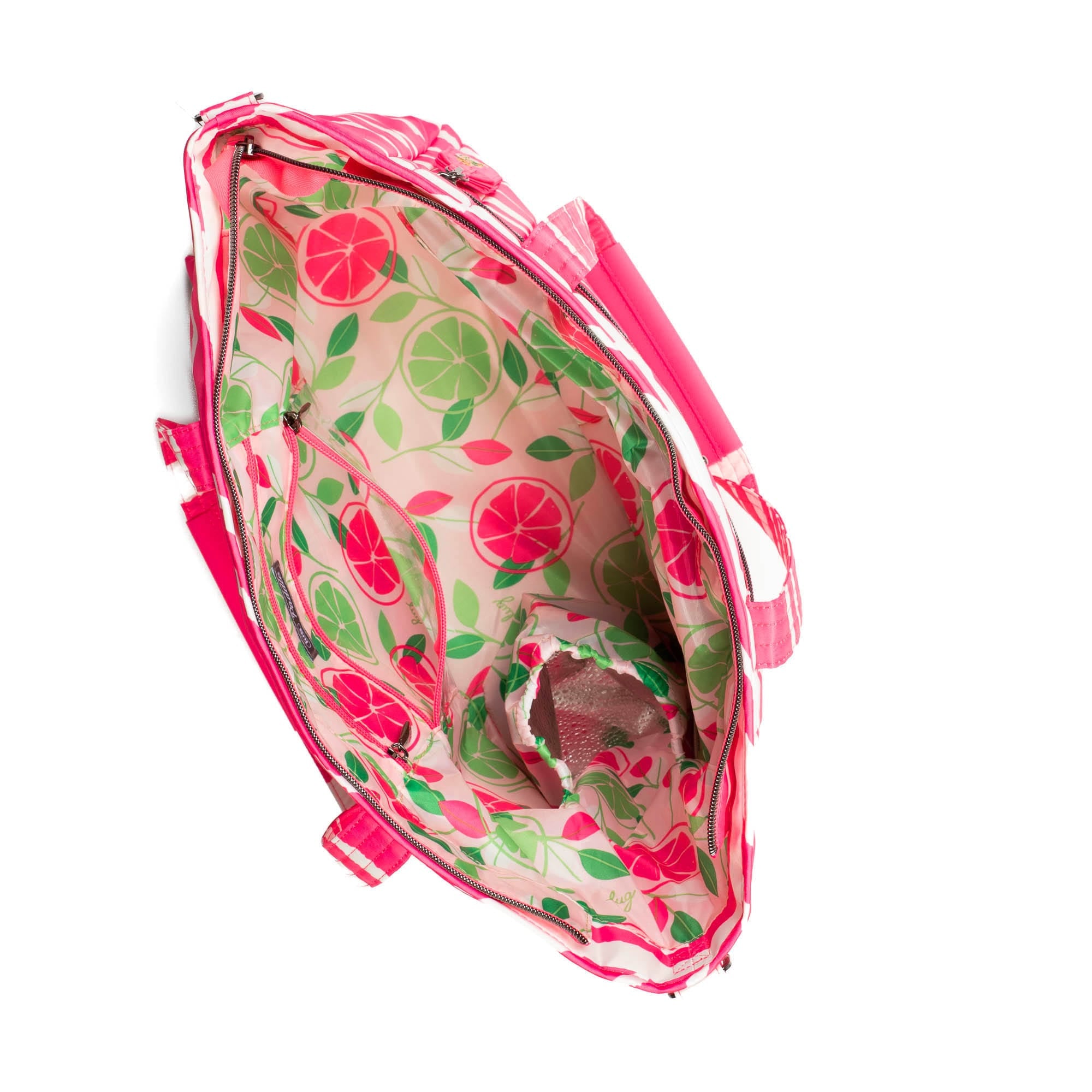 Paddle Carry-All Tote - MAGENTA STRIPE - Paddle_MagentaStripe_05