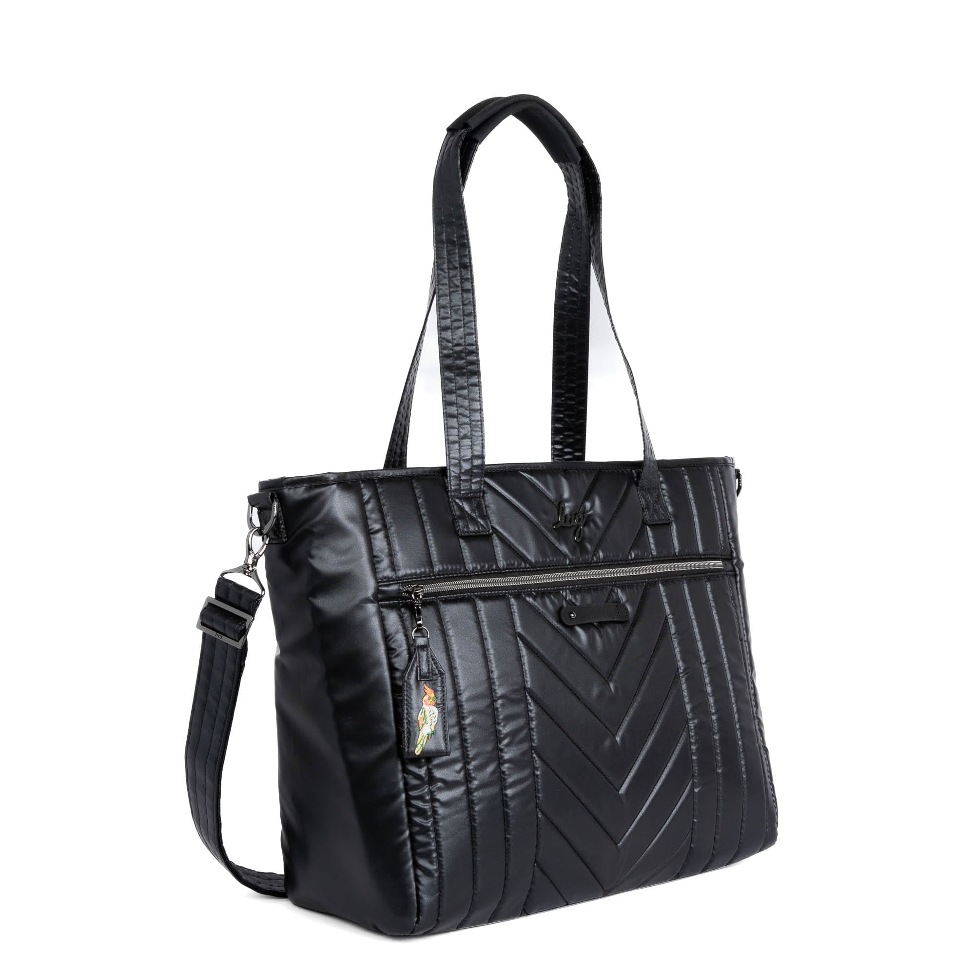 Paddle Carry-All Tote - METALLIC BLACK - Paddle_MetallicBlack_03