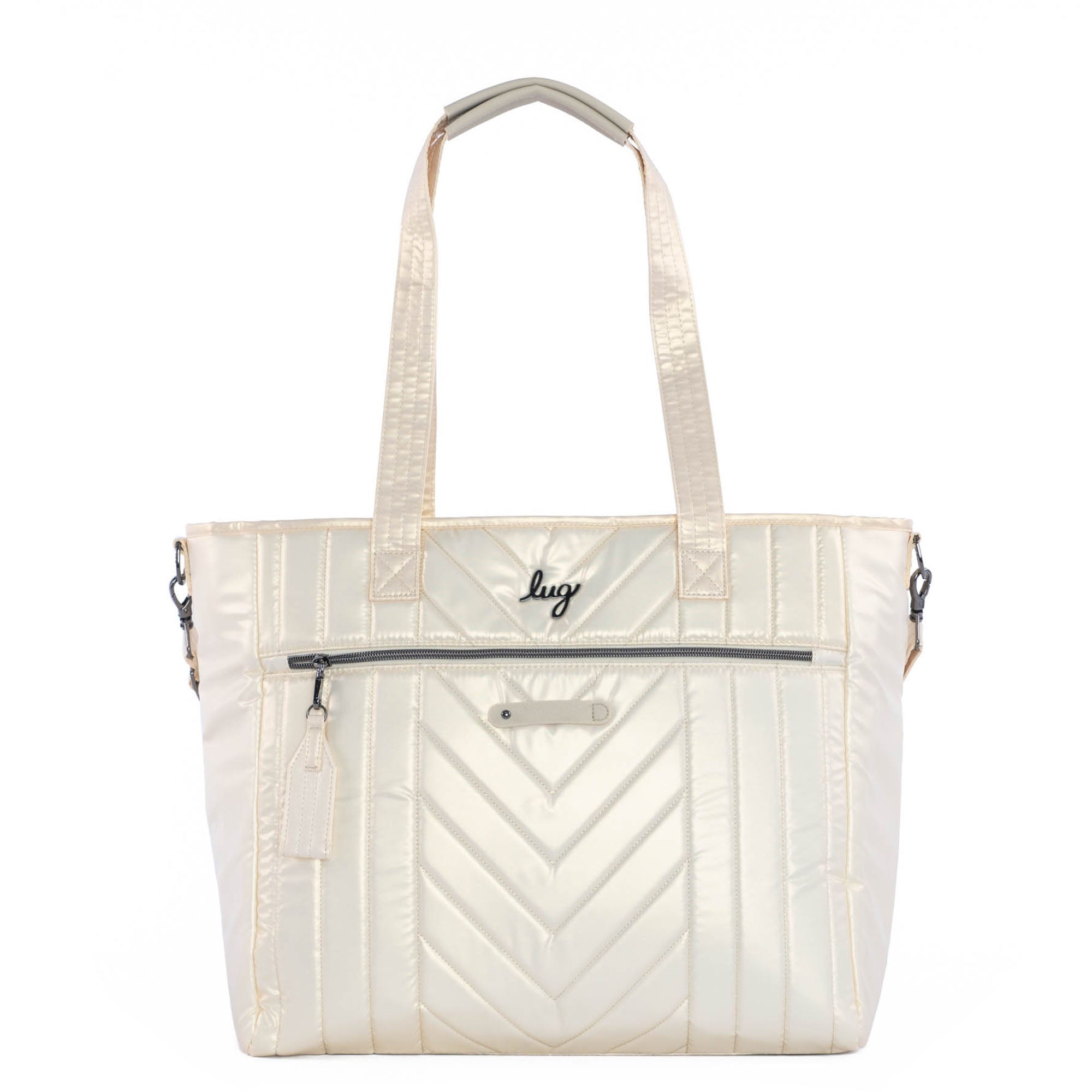 Paddle Carry-All Tote - METALLIC CHAMPAGNE - Paddle_MetallicChampagne_01
