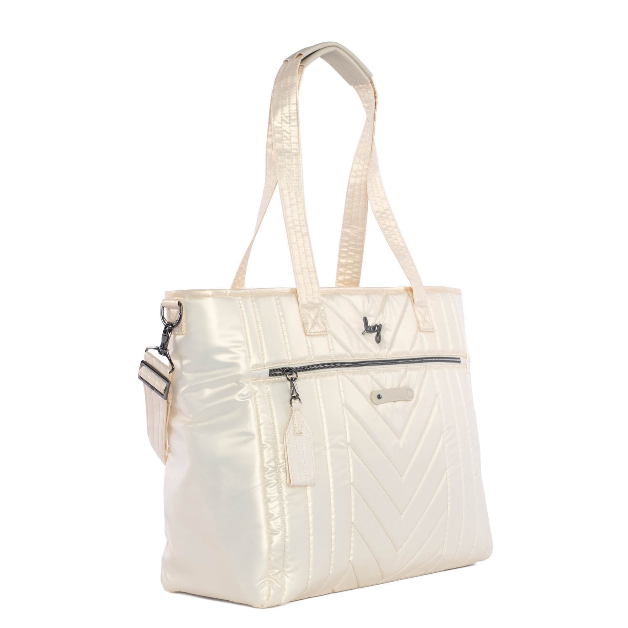 Paddle Carry-All Tote - METALLIC CHAMPAGNE - Paddle_MetallicChampagne_02