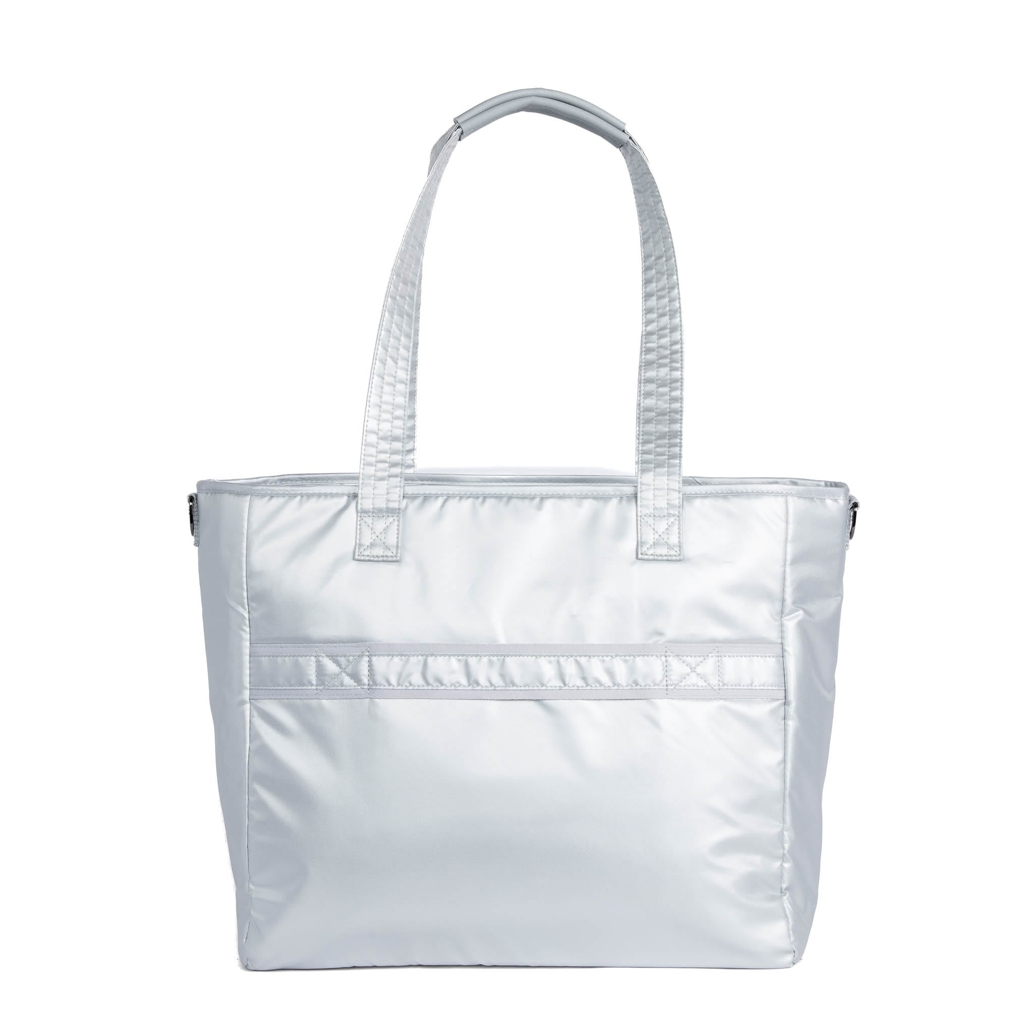 Paddle Carry-All Tote - METALLIC SILVER - Paddle_MetallicSilver_02