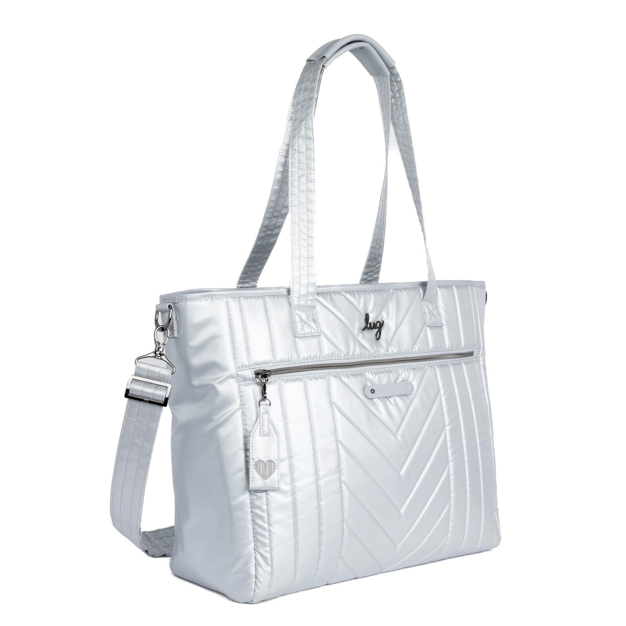 Paddle Carry-All Tote - METALLIC SILVER - Paddle_MetallicSilver_03