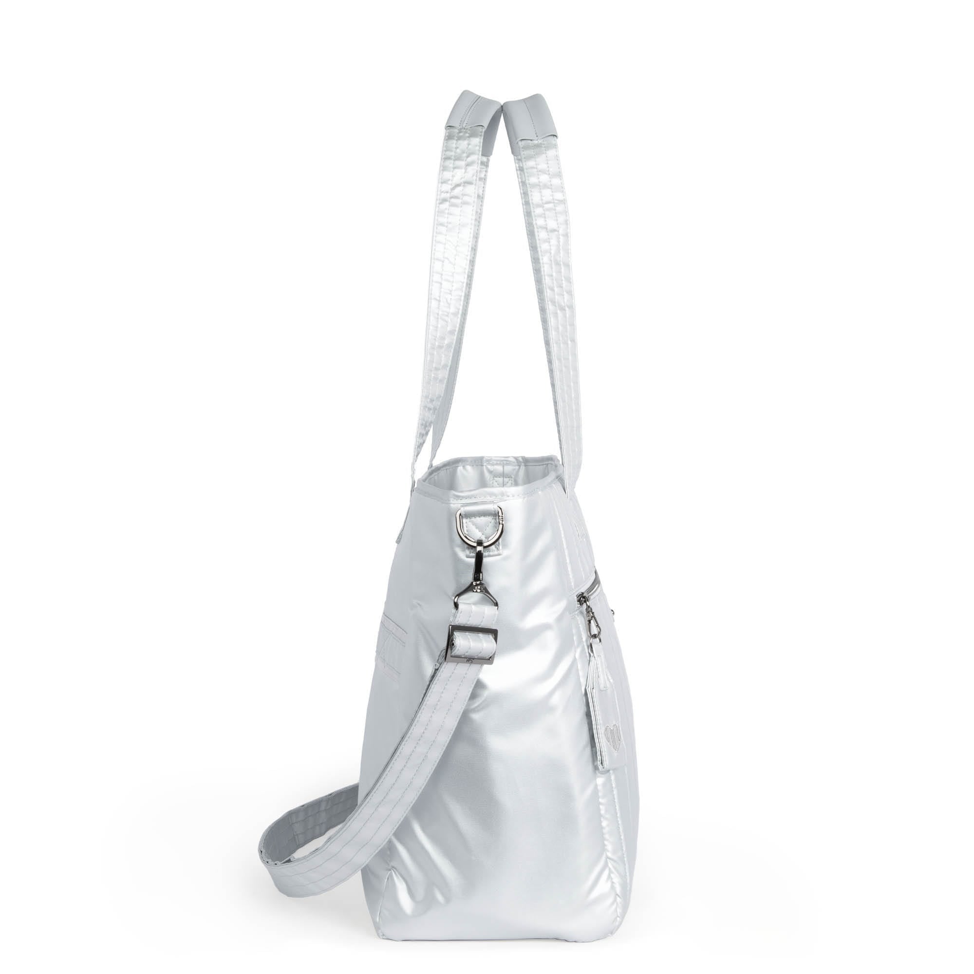 Paddle Carry-All Tote - METALLIC SILVER - Paddle_MetallicSilver_04