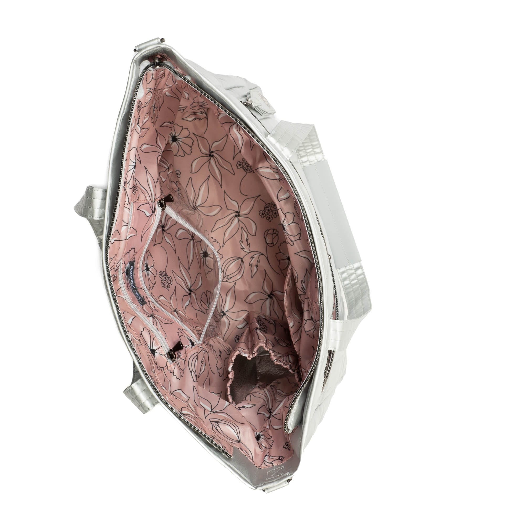 Paddle Carry-All Tote - METALLIC SILVER - Paddle_MetallicSilver_05