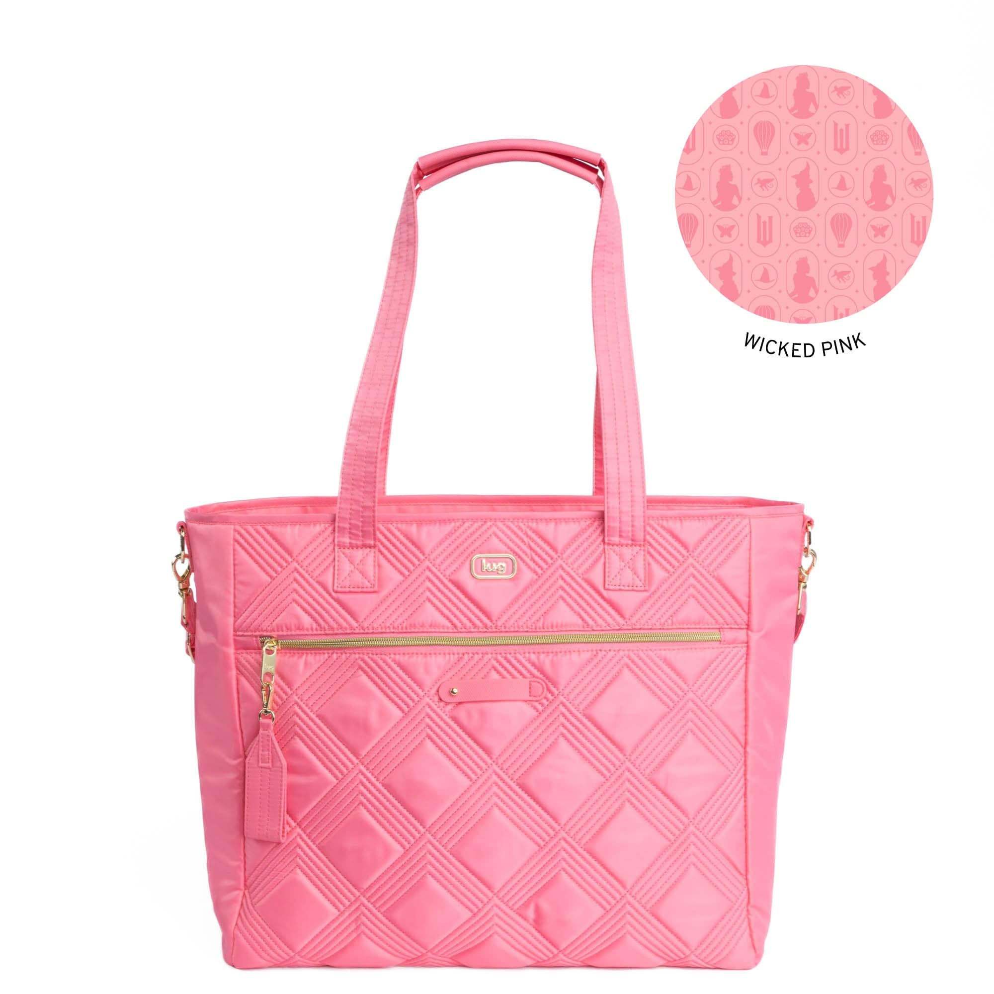 Wicked x Lug Paddle Carry-All Tote - POSITIVELY PINK - Paddle_PositivelyPink