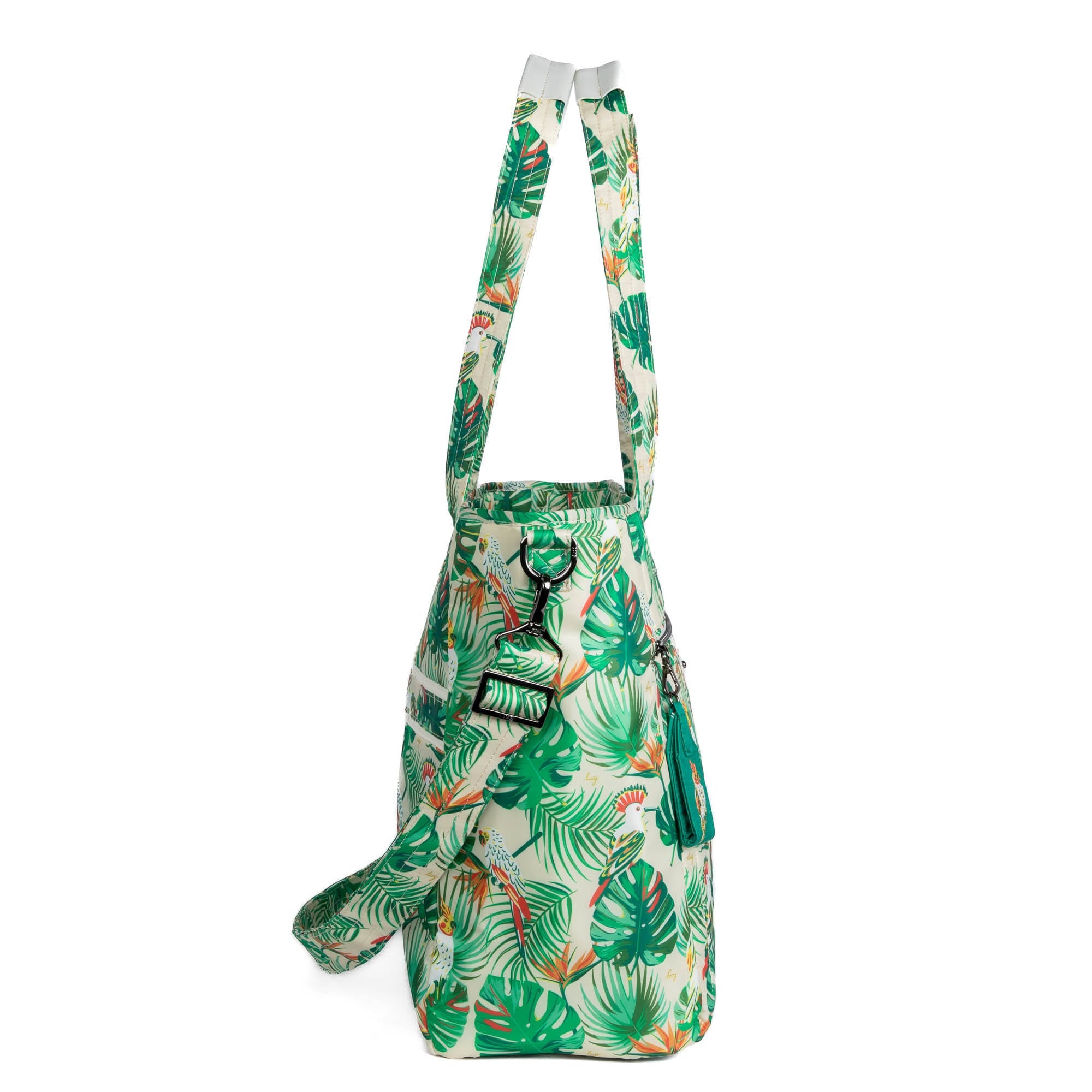 Paddle Carry-All Tote - TROPICAL BIRDS CREAM - Paddle_TropicalBirdsCream_04