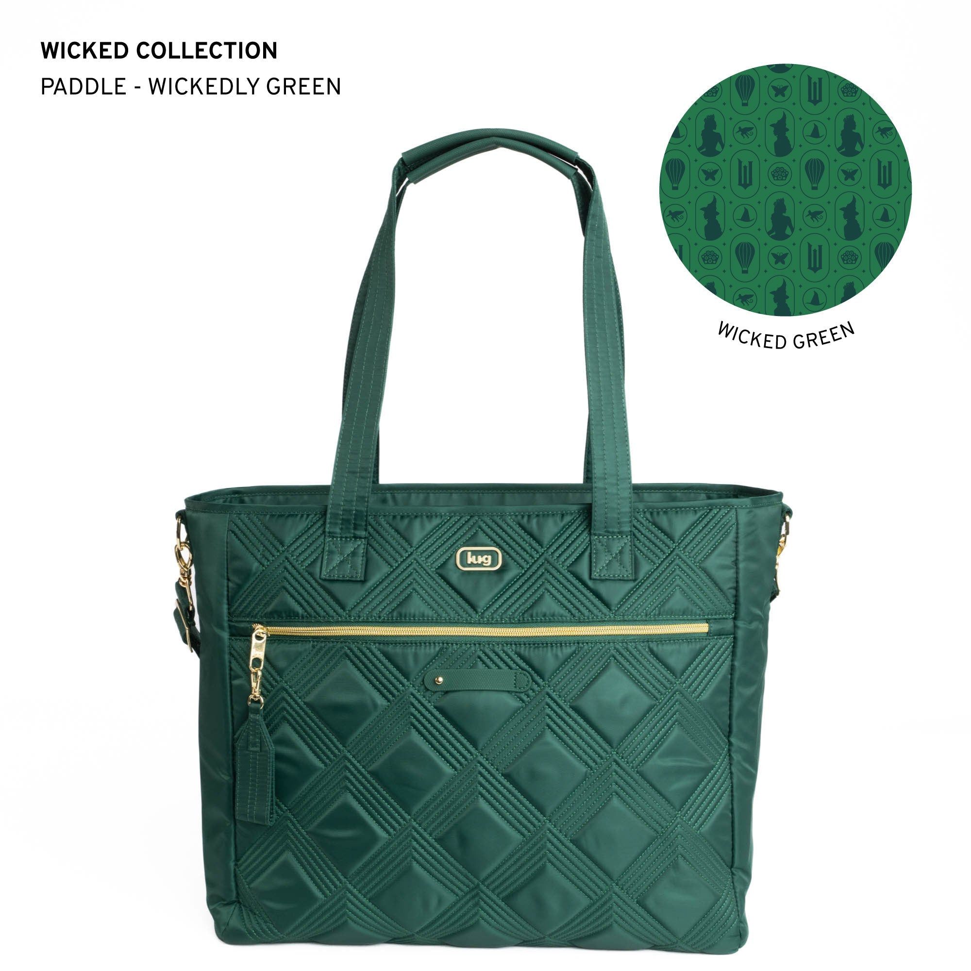 Wicked x Lug Paddle Carry-All Tote - WICKEDLY GREEN - Paddle_WickedlyGreen_LL