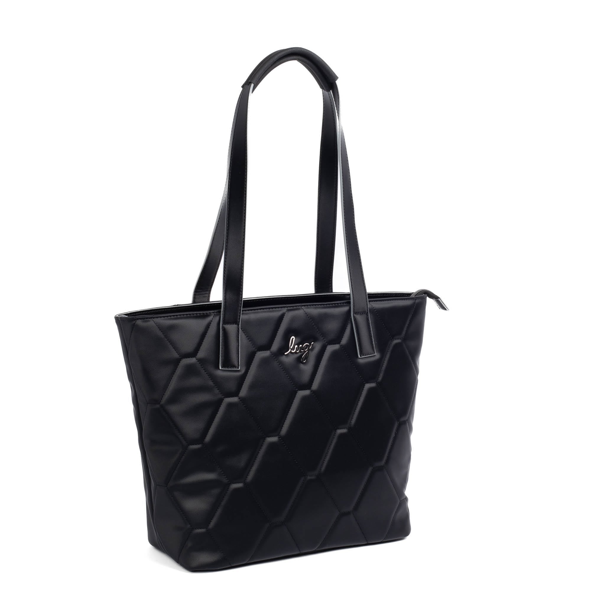 Paddock Satin Luxe VL Tote - BLACK - Paddock_BlackSatinVL_02
