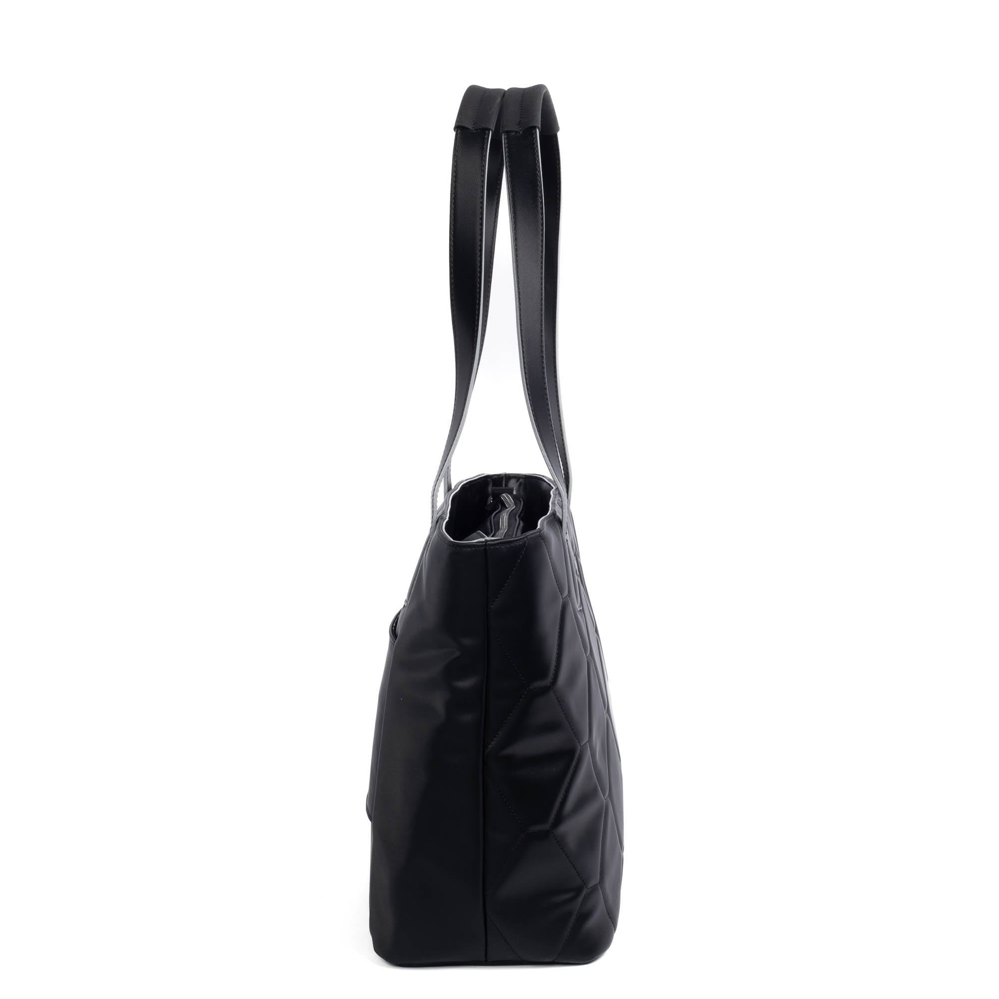 Paddock Satin Luxe VL Tote - BLACK - Paddock_BlackSatinVL_03