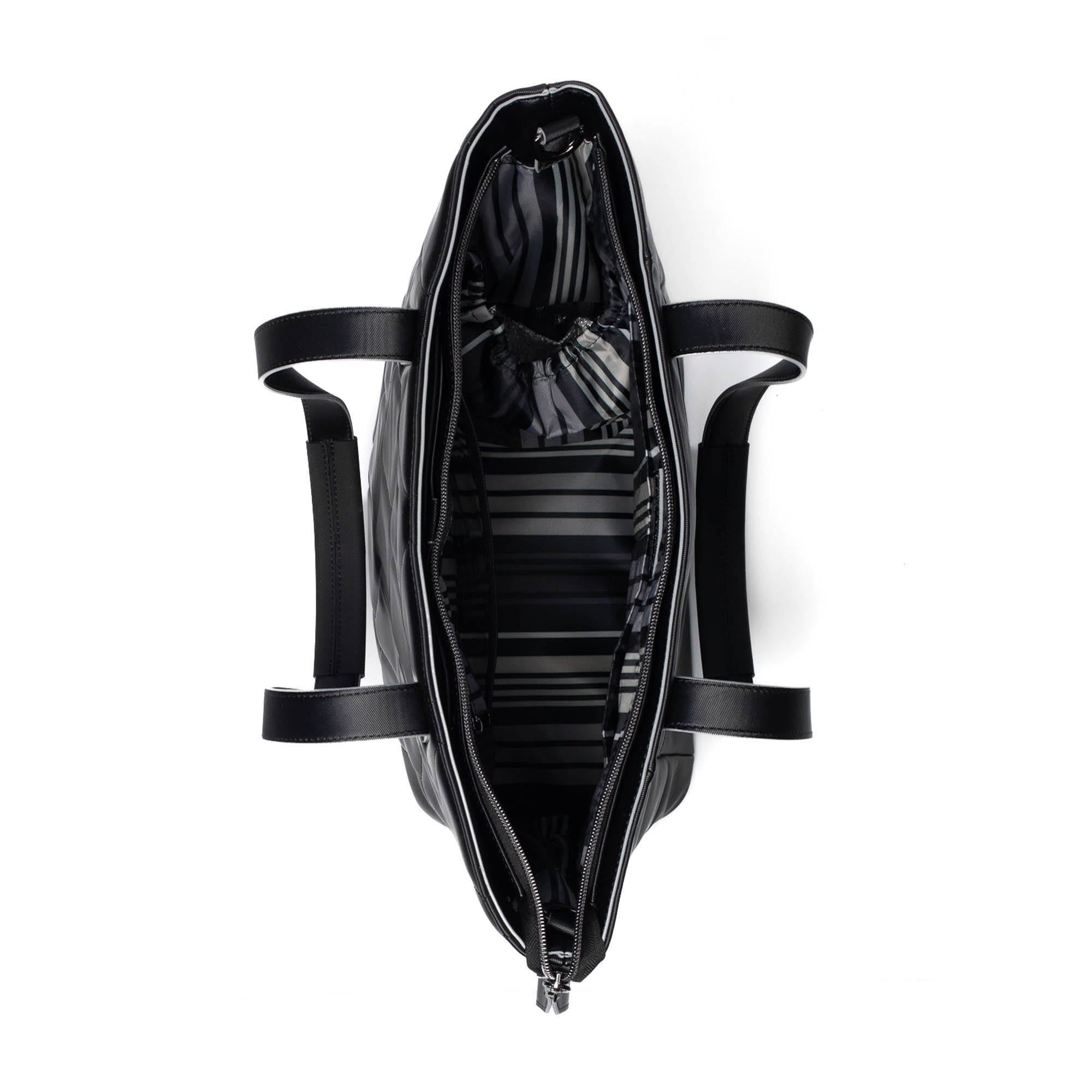 Paddock Satin Luxe VL Tote - BLACK - Paddock_BlackSatinVL_05