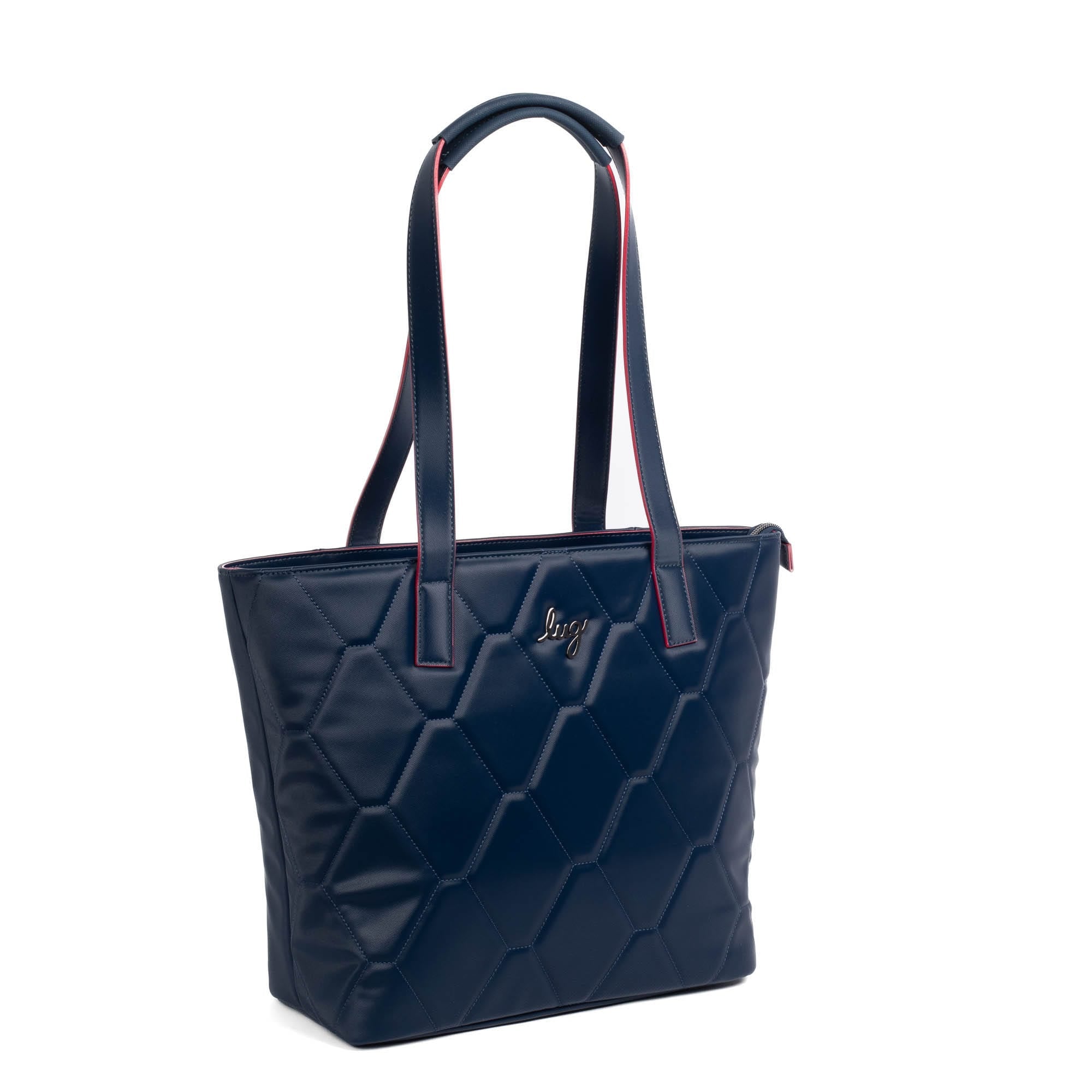 Paddock Satin Luxe VL Tote - INDIGO - Paddock_IndigoSatinVL_02