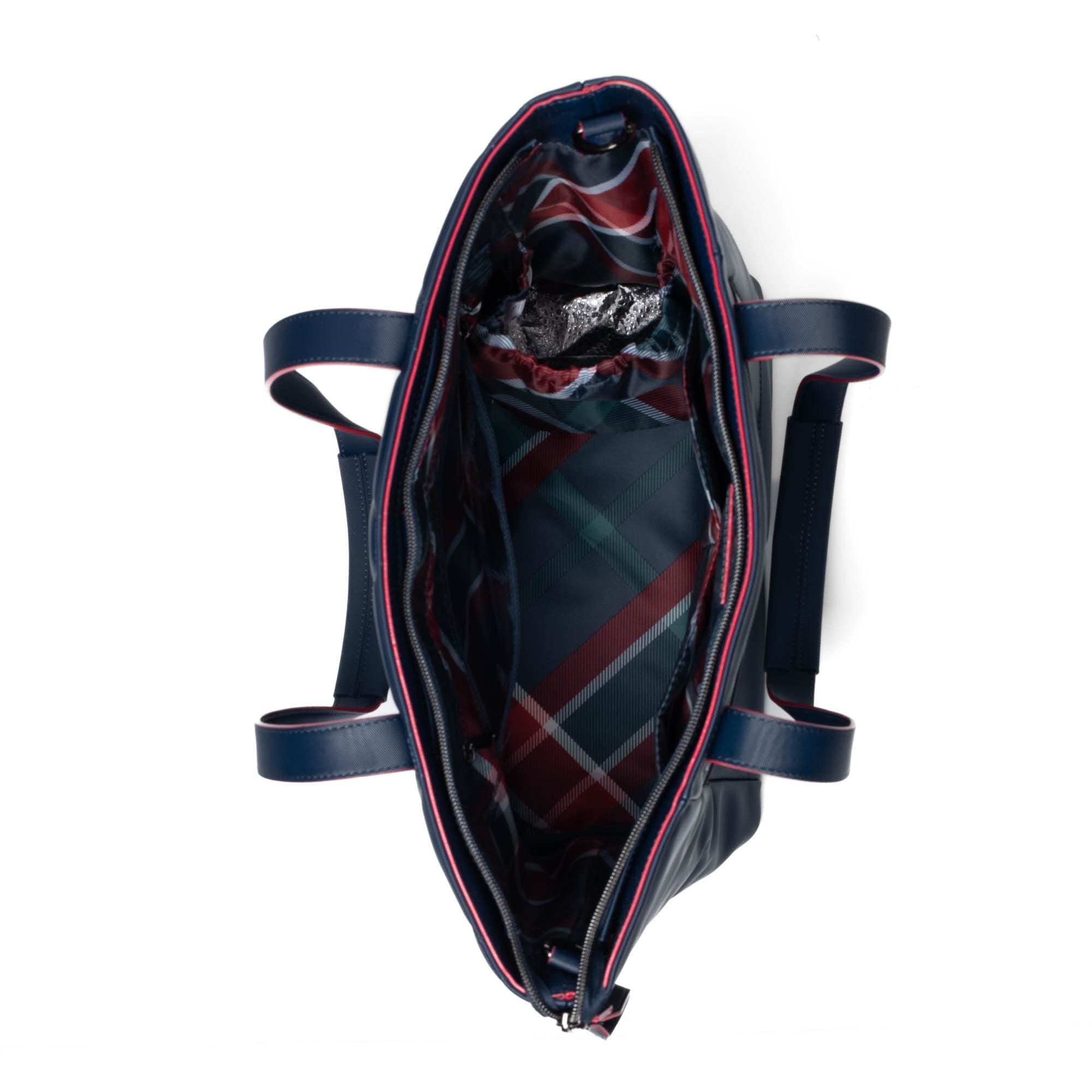 Paddock Satin Luxe VL Tote - INDIGO - Paddock_IndigoSatinVL_05