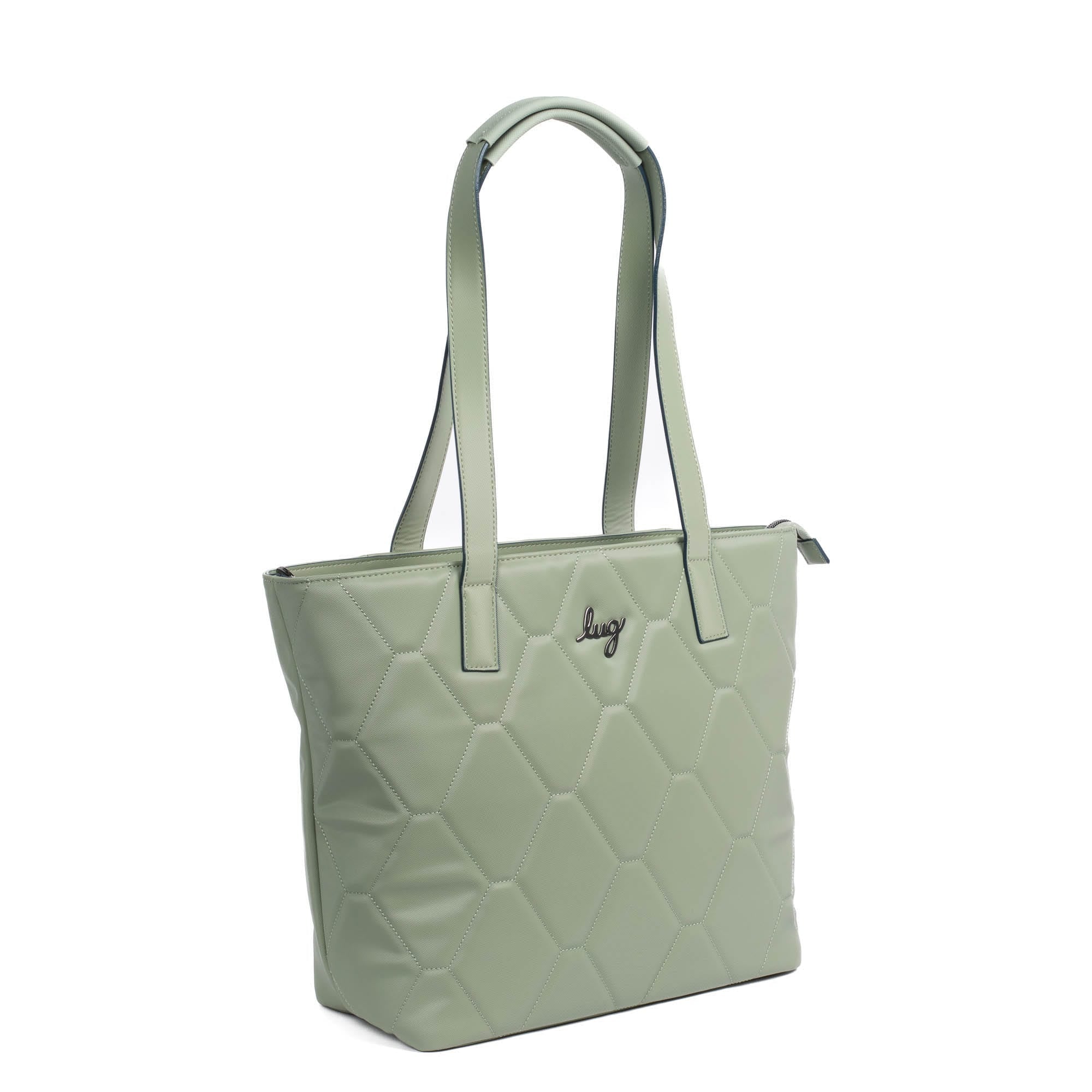 Paddock Satin Luxe VL Tote - SAGE - Paddock_SageSatinVL_03
