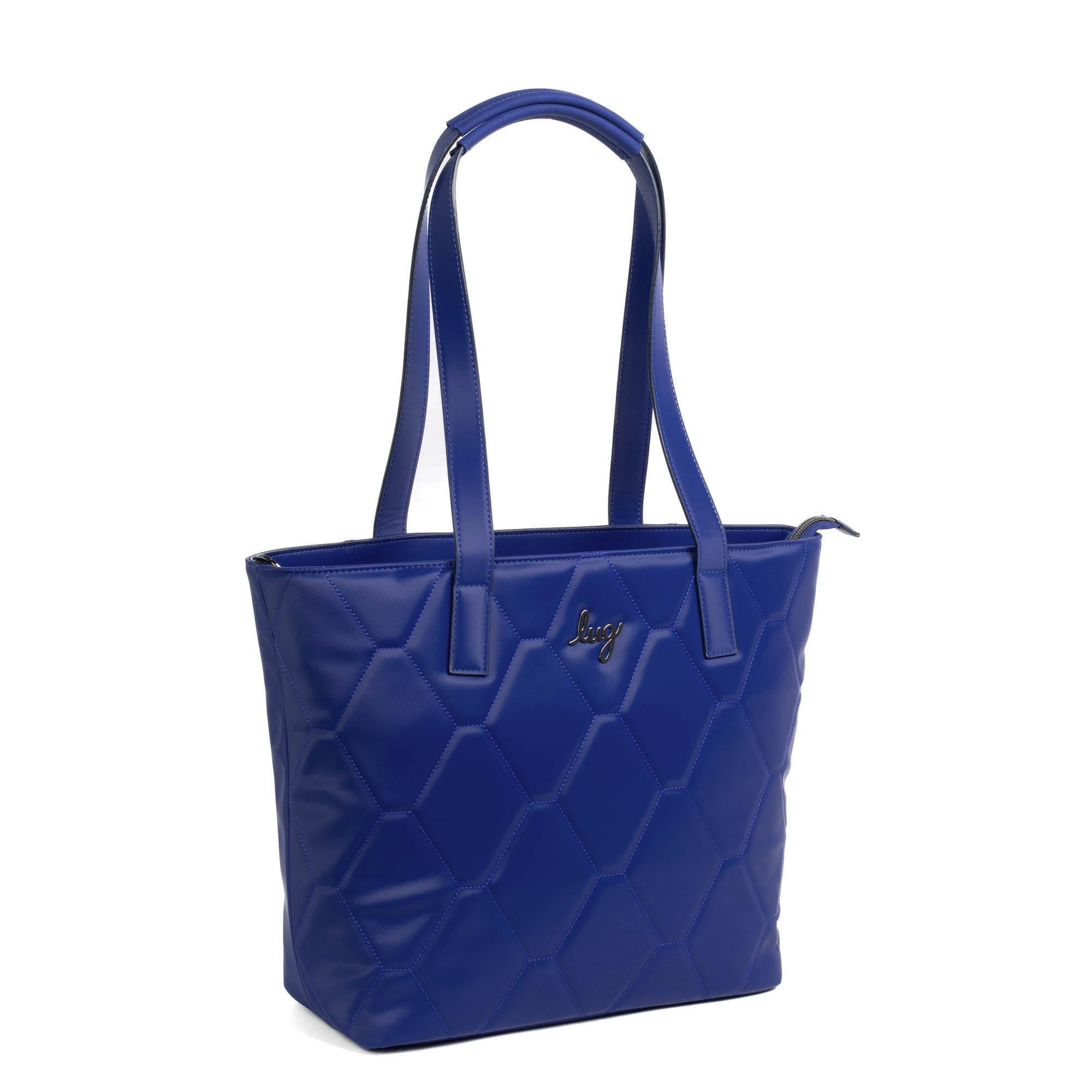 Paddock Satin Luxe VL Tote - SAPPHIRE - Paddock_SapphireSatinVL_02