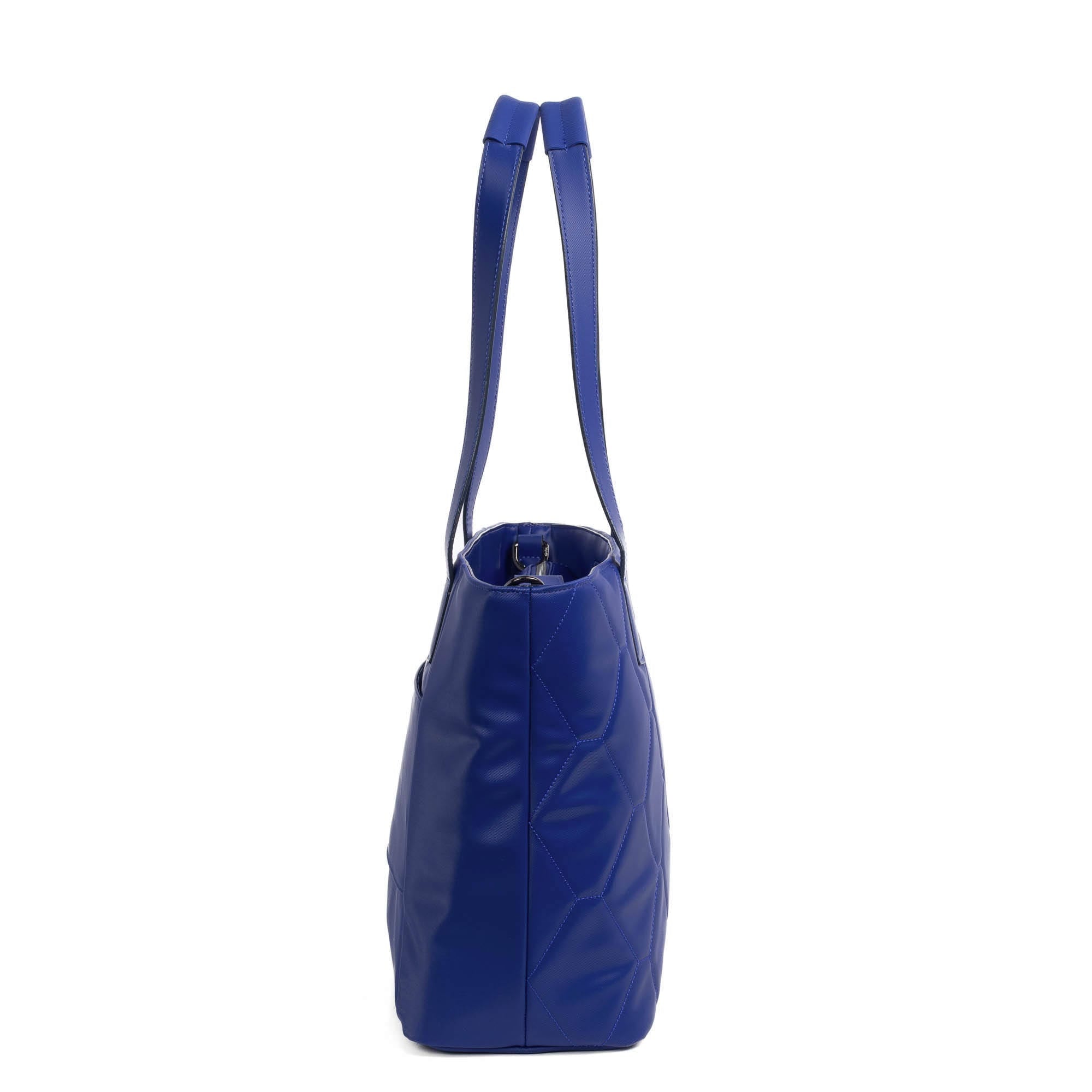 Paddock Satin Luxe VL Tote - SAPPHIRE - Paddock_SapphireSatinVL_03