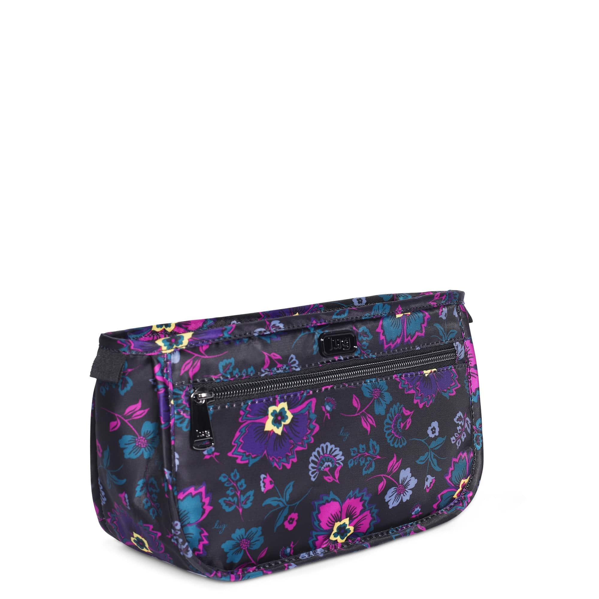 Parasail Cosmetic Case - BOHO FLORAL BLACK - ParasailCase_Boho_Floral_Black_02