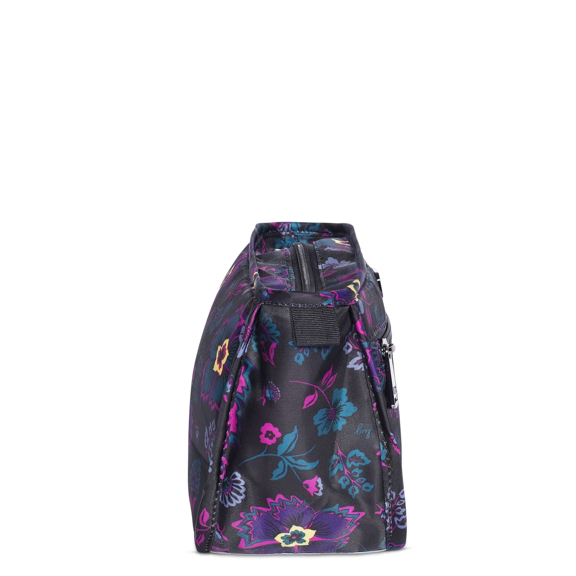 Parasail Cosmetic Case - BOHO FLORAL BLACK - ParasailCase_Boho_Floral_Black_03