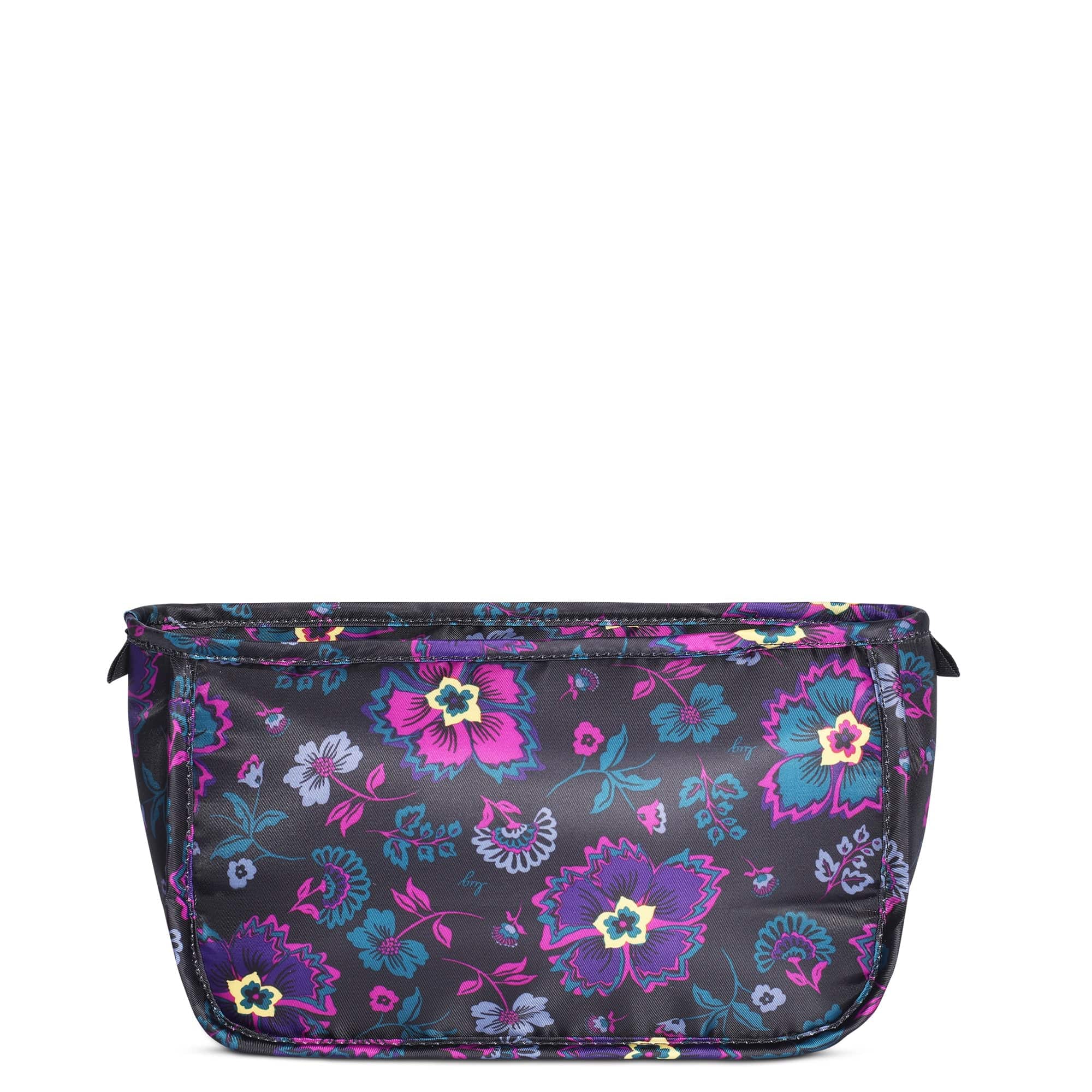 Parasail Cosmetic Case - BOHO FLORAL BLACK - ParasailCase_Boho_Floral_Black_04
