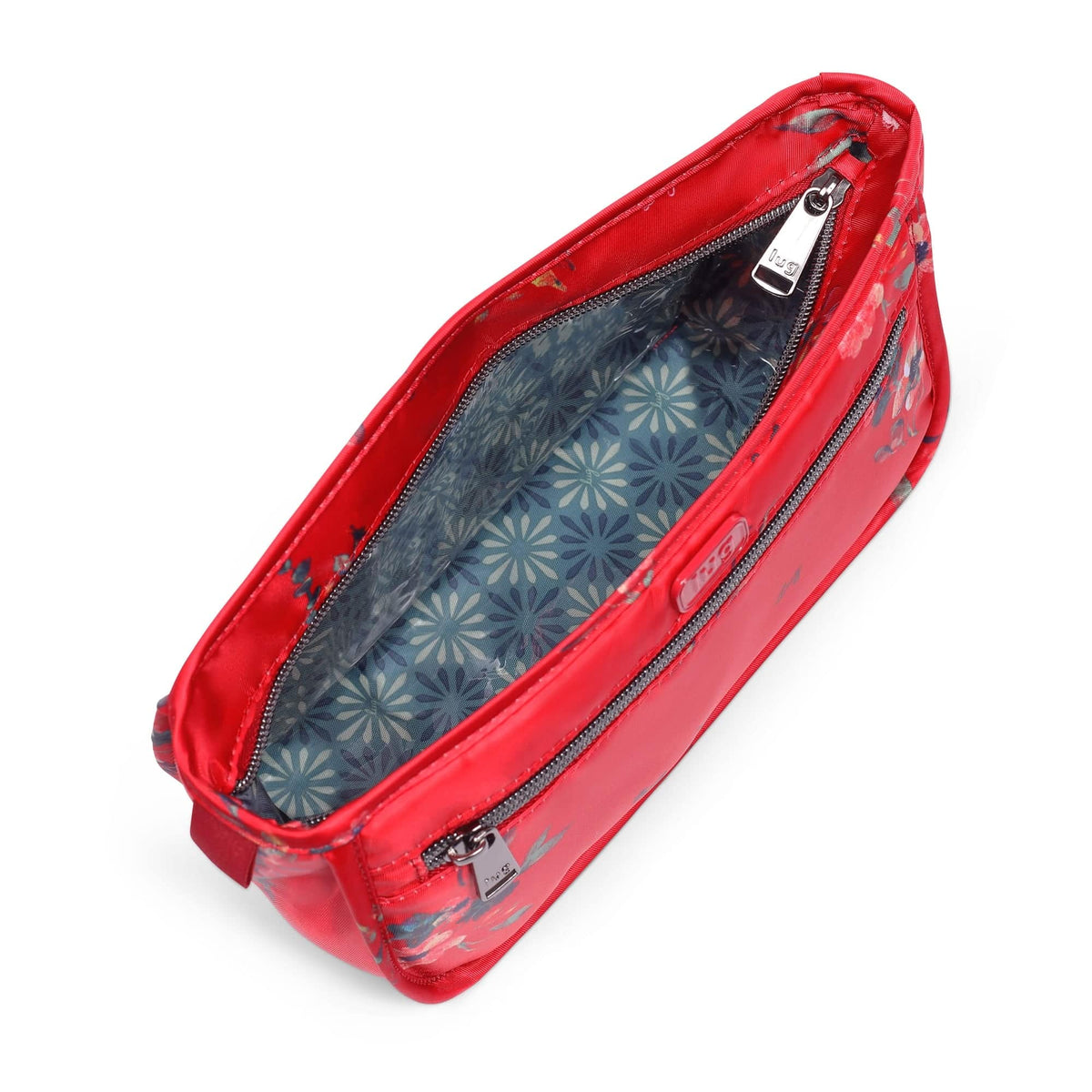 Parasail Cosmetic Case - BOUQUET RED - Parasail_BouquetRed_05