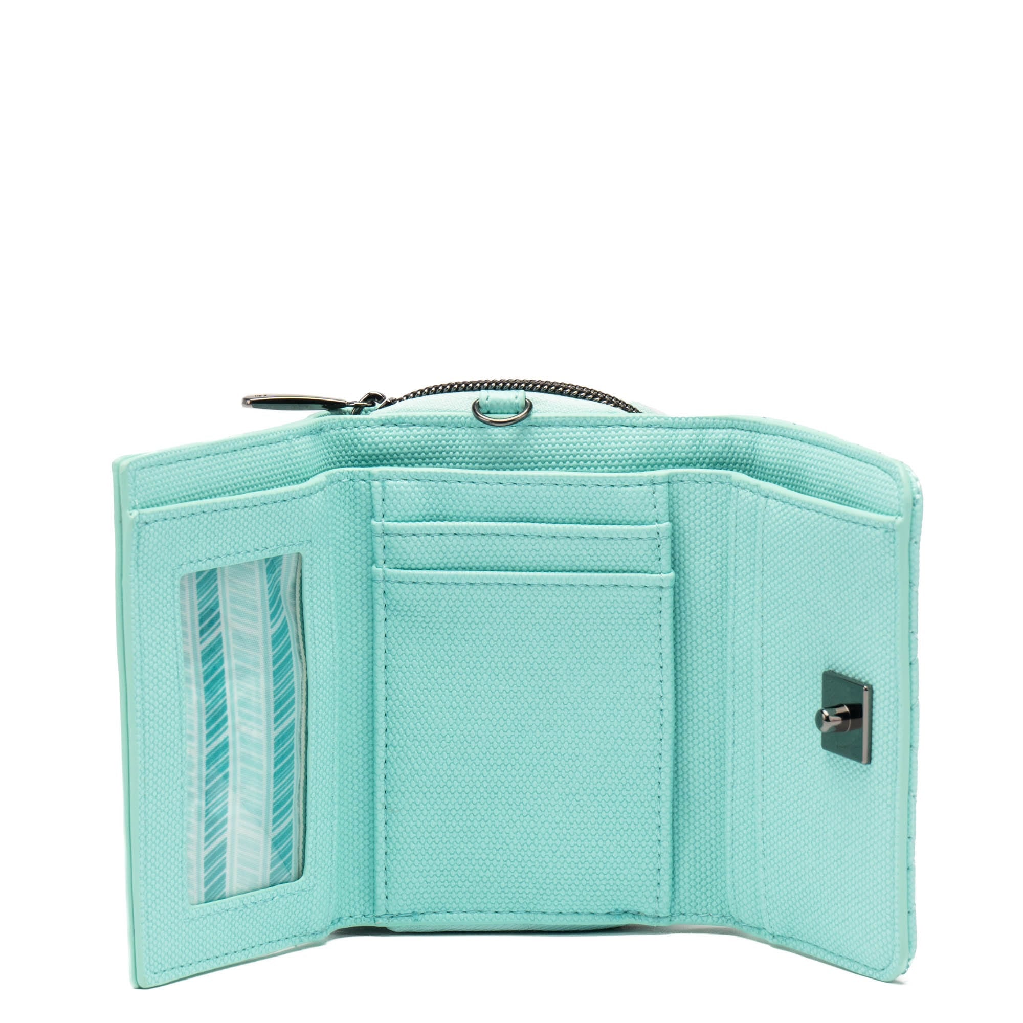 Pedicab Matte Luxe VL RFID Wallet - AQUAMARINE BLUE - Pedicab_MatteLuxe_AquamarineBlue_04