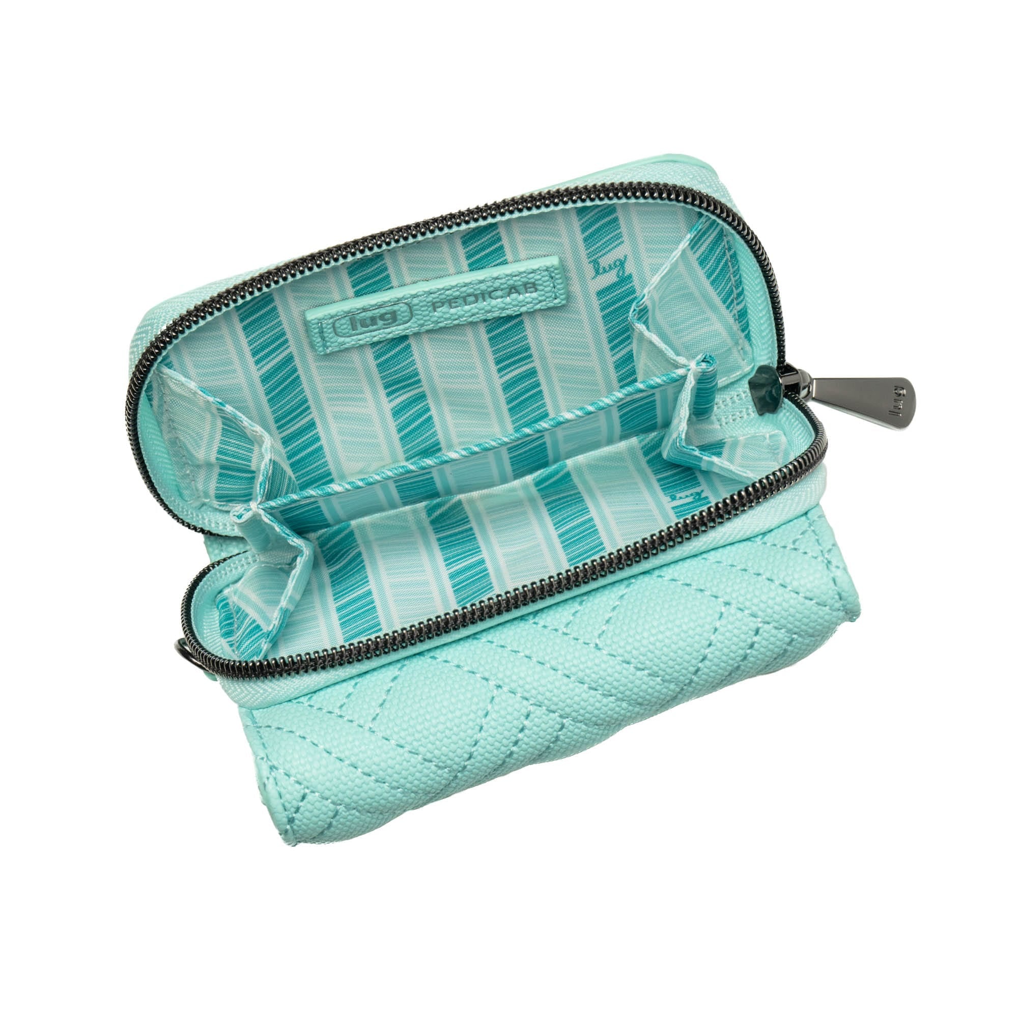 Pedicab Matte Luxe VL RFID Wallet - AQUAMARINE BLUE - Pedicab_MatteLuxe_AquamarineBlue_06
