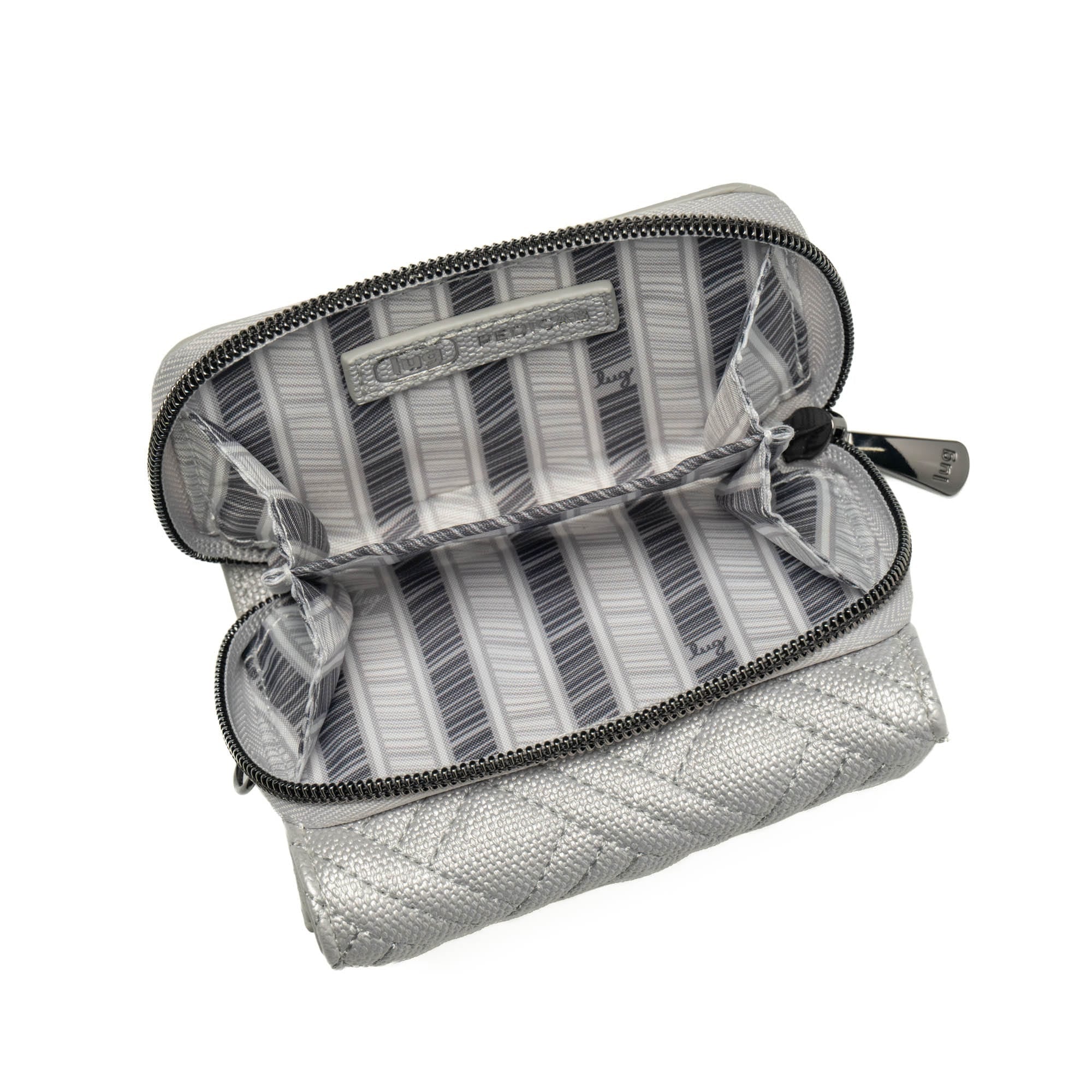 Pedicab Matte Luxe VL RFID Wallet - DIAMOND SILVER - Pedicab_MatteLuxe_DiamondSilver_06