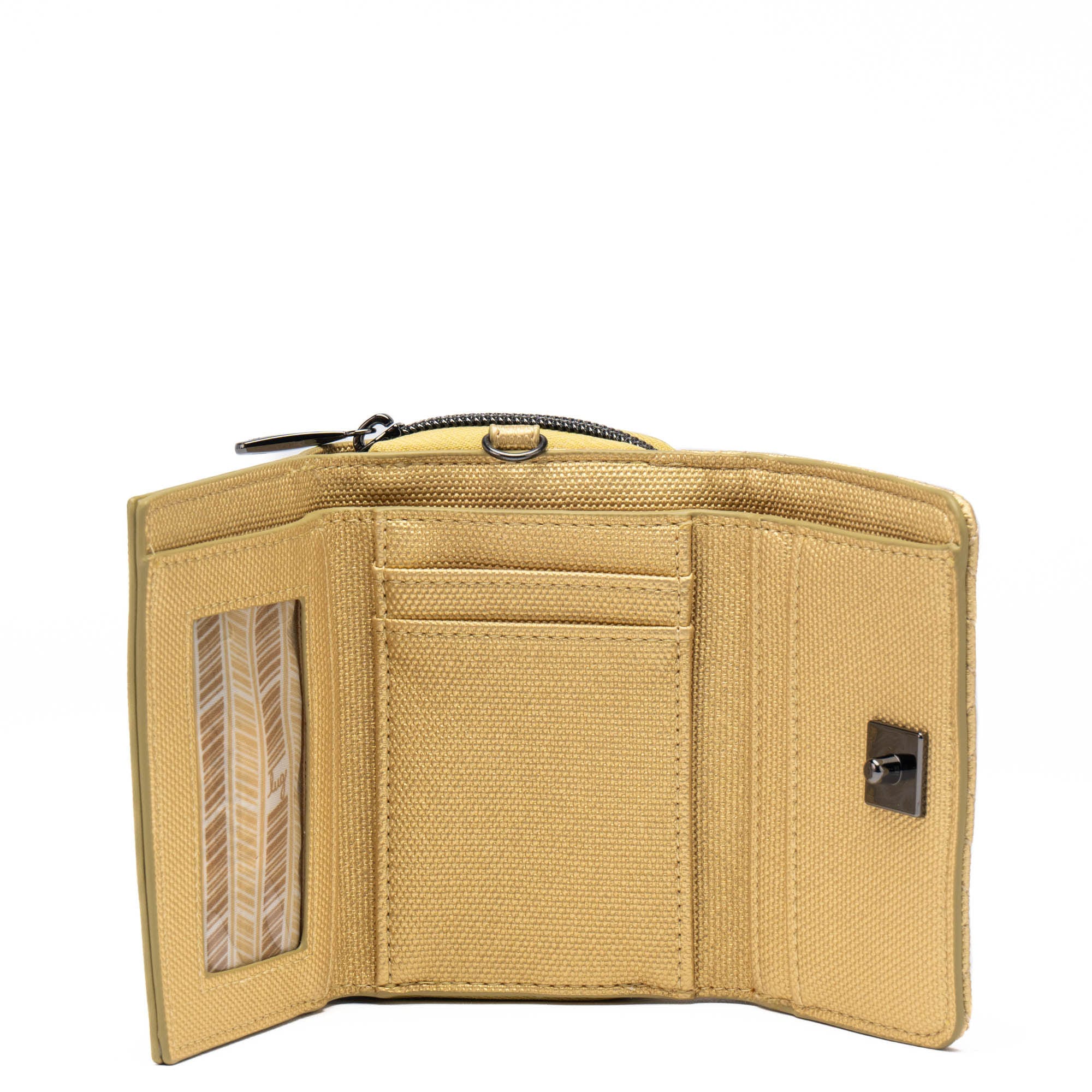 Pedicab Matte Luxe VL RFID Wallet - METALLIC GOLD - Pedicab_MatteLuxe_MetallicGold_04