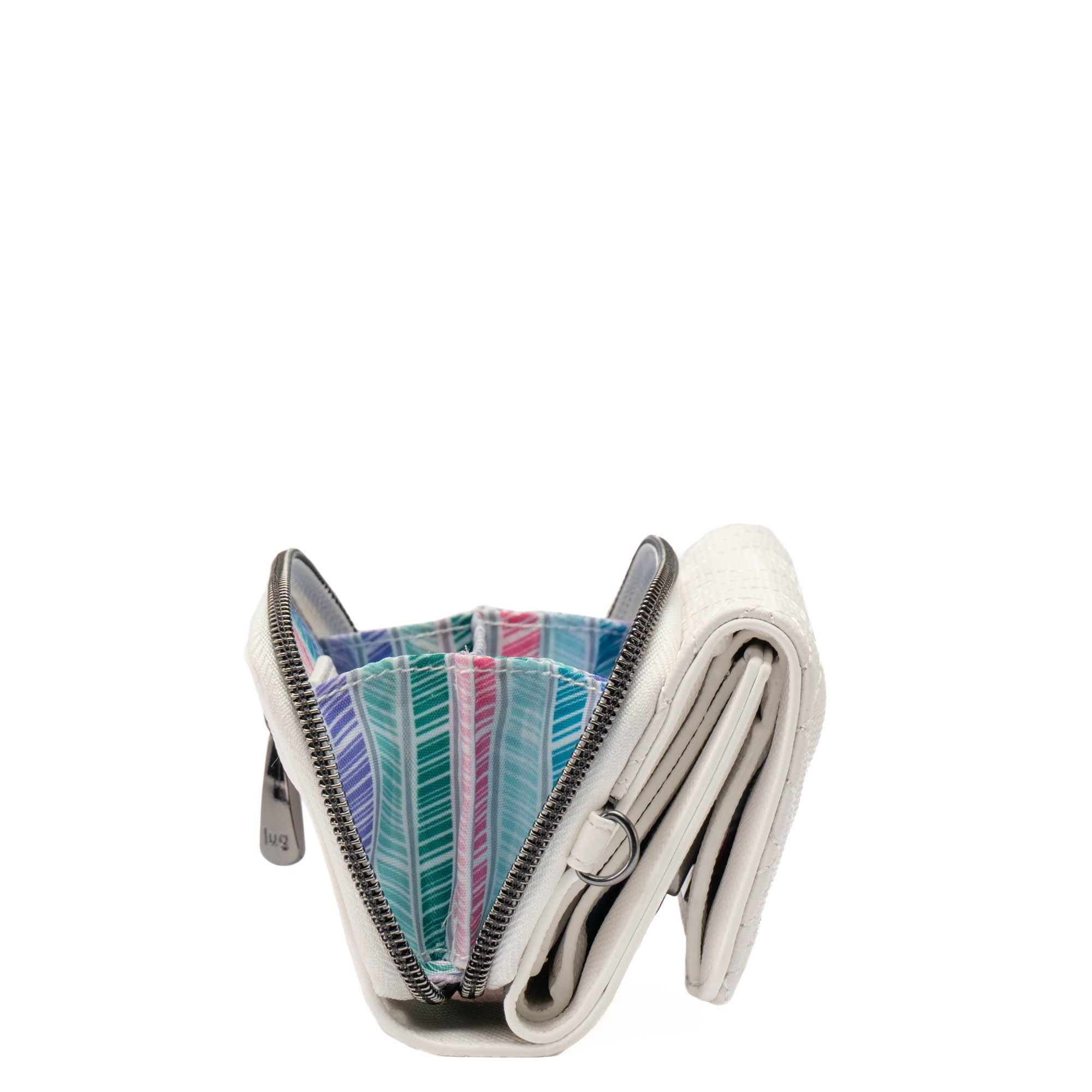 Pedicab Matte Luxe VL RFID Wallet - PEARL WHITE - Pedicab_MatteLuxe_PearlWhite_05