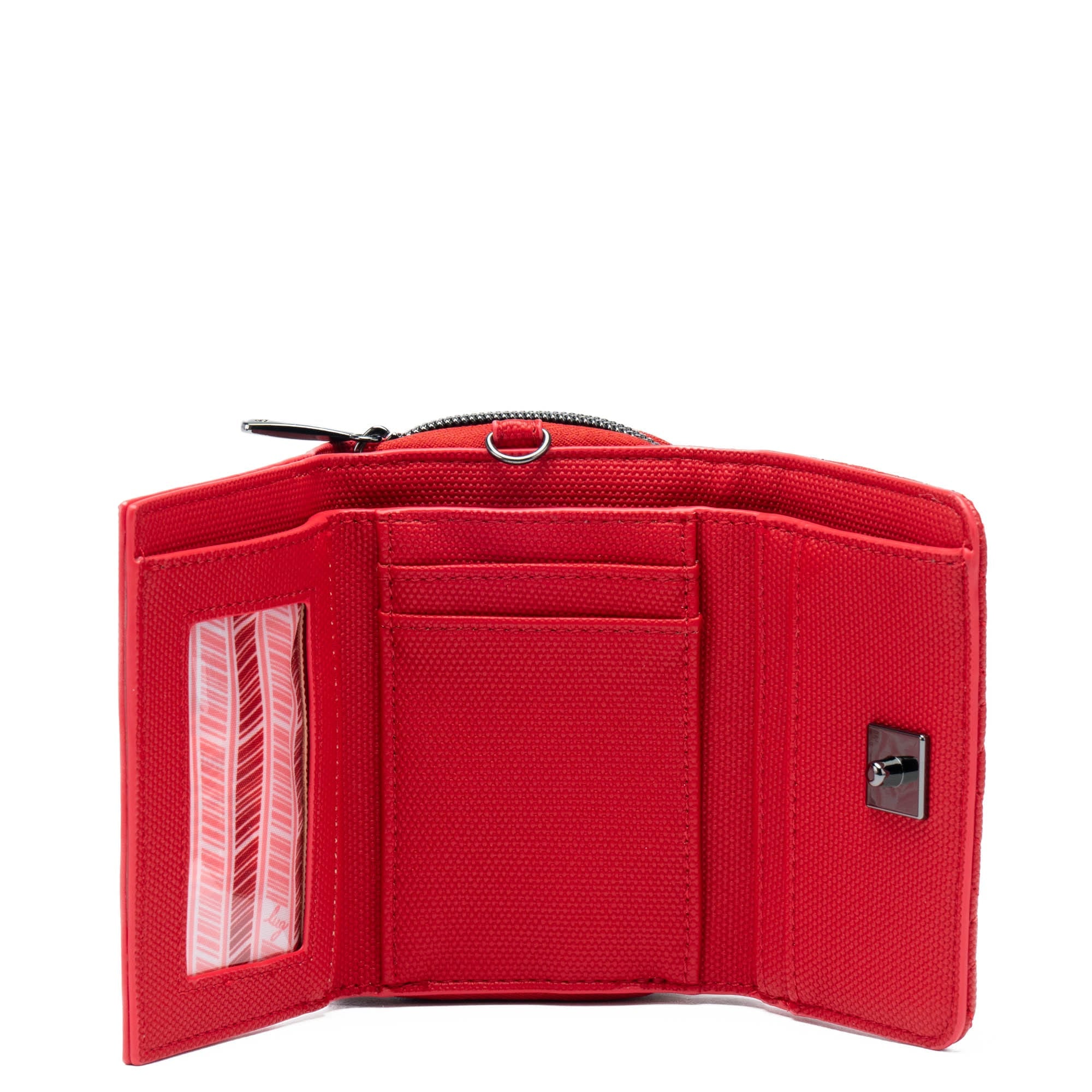 Pedicab Matte Luxe VL RFID Wallet - RUBY RED - Pedicab_MatteLuxe_RubyRed_04