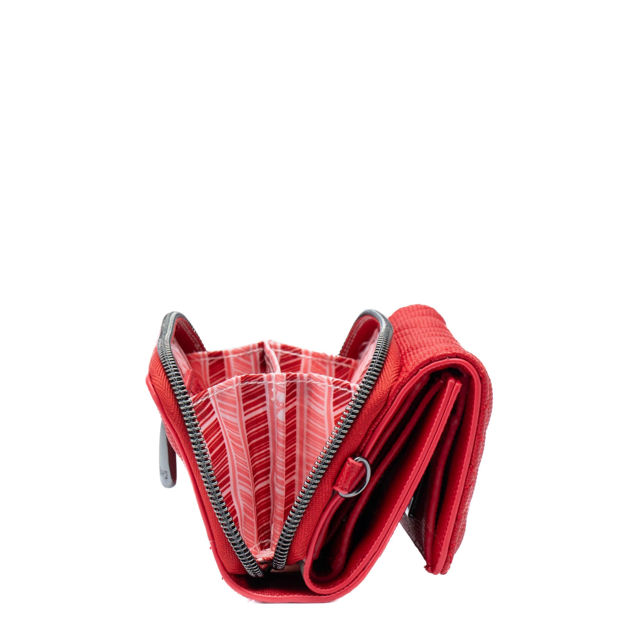 Pedicab Matte Luxe VL RFID Wallet - RUBY RED - Pedicab_MatteLuxe_RubyRed_05