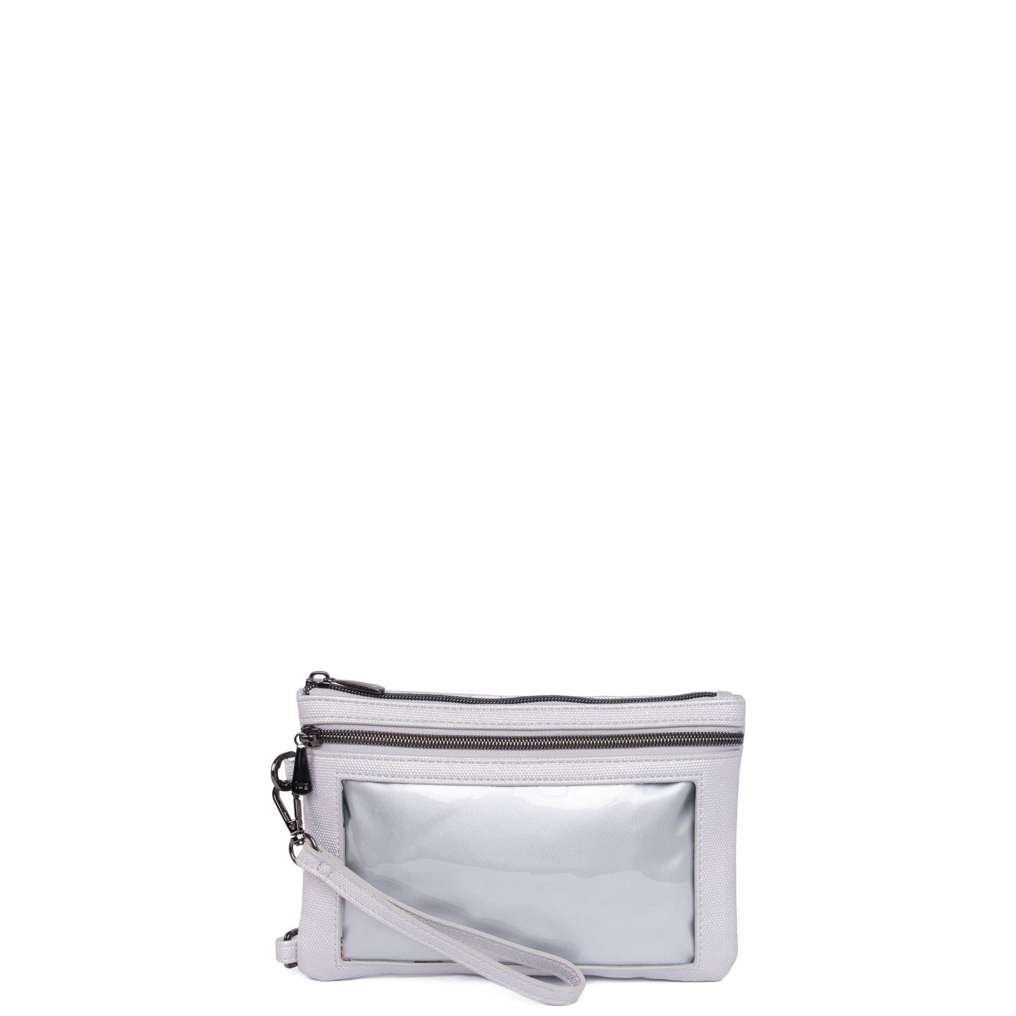Peekaboo 2 Matte Luxe VL Convertible Crossbody Bag - METALLIC SILVER - Peekaboo2ML_MetallicSilver_04
