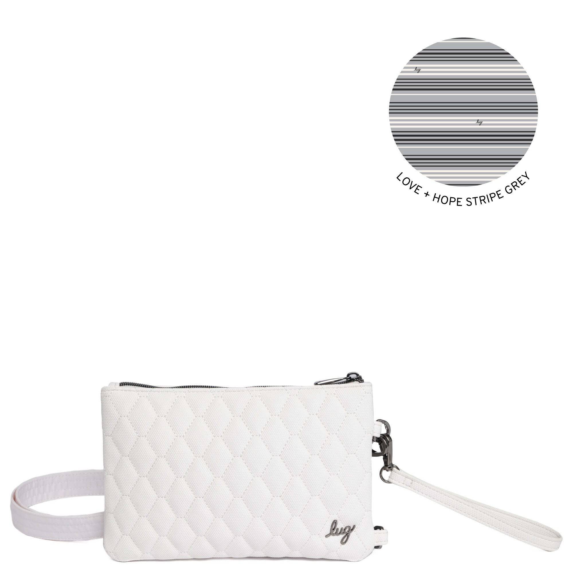 Peekaboo 2 Matte Luxe VL Convertible Crossbody Bag - SAPPHIRE BLUE - Peekaboo2ML_White