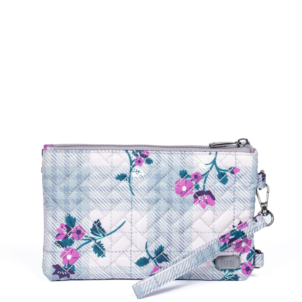 Switch Crossbody Bag &amp; Peekaboo Pouch Set - PLAID FLORAL PEARL - PeekabooPouch_PlaidFloralPearl_01_30580fd3-d517-4409-8913-f817f9588c43