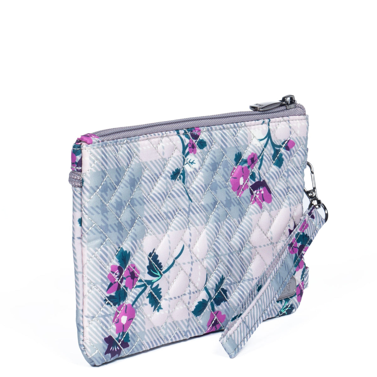 Switch Crossbody Bag &amp; Peekaboo Pouch Set - PLAID FLORAL PEARL - PeekabooPouch_PlaidFloralPearl_02_39e5a85f-4b49-4e2f-beed-9700c3f2a735