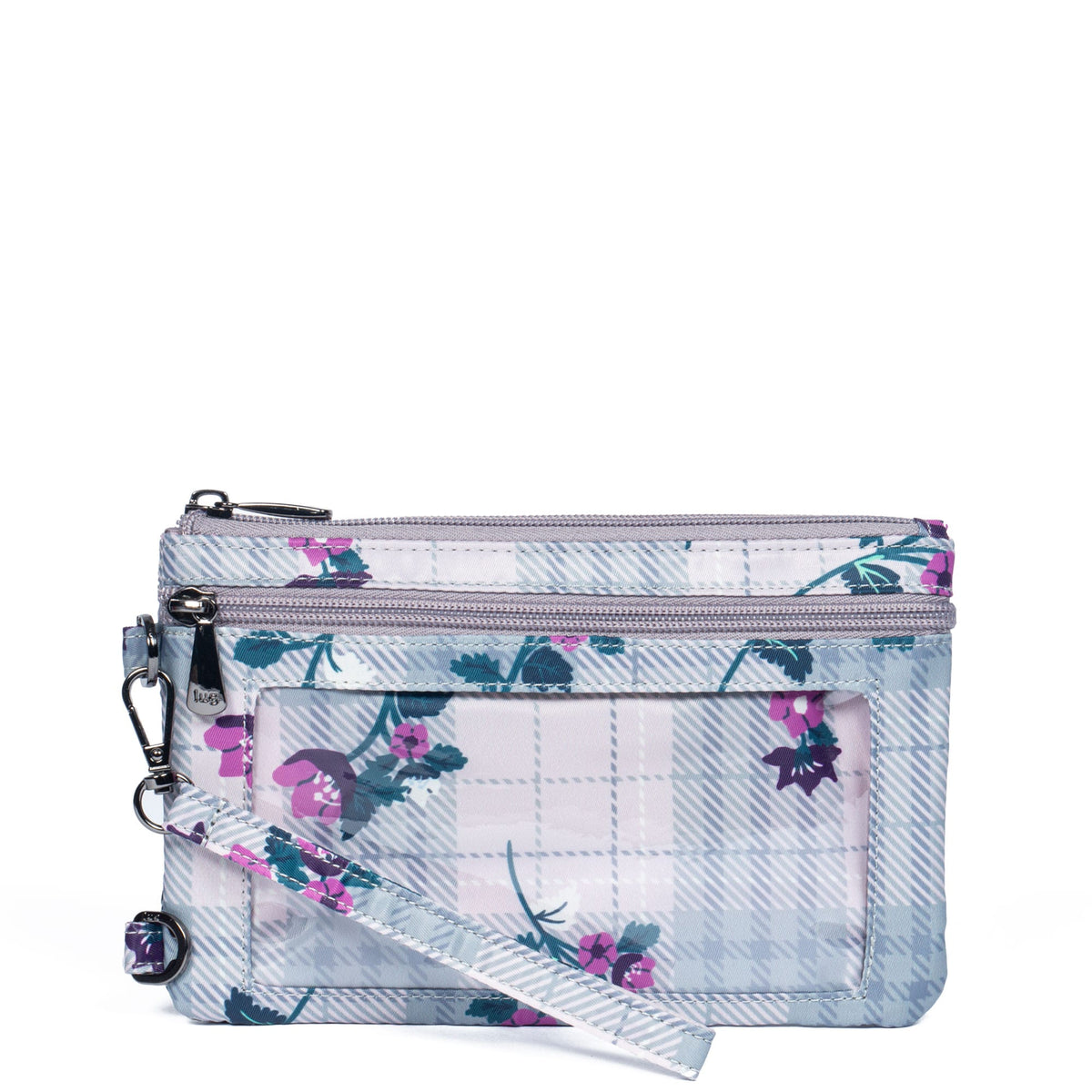 Switch Crossbody Bag &amp; Peekaboo Pouch Set - PLAID FLORAL PEARL - PeekabooPouch_PlaidFloralPearl_04_7a9a8a6e-612f-448d-919d-ced573f65661