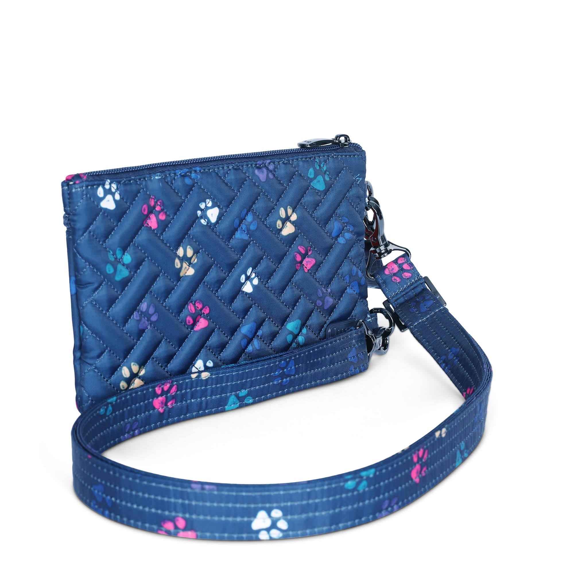 Peekaboo Convertible Crossbody Bag - PAWS NAVY - Peekaboo_Crossbody_Paws_Navy_02