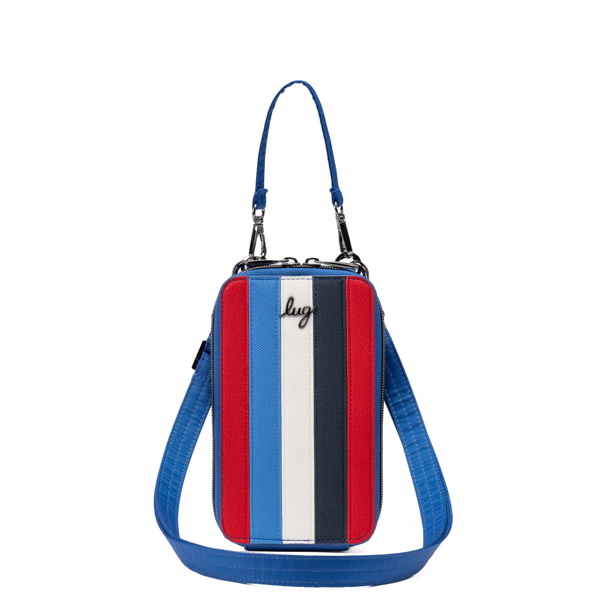 Pike Matte Luxe VL RFID Crossbody Bag - - PikeMatteLuxeVL_Patriotic_01