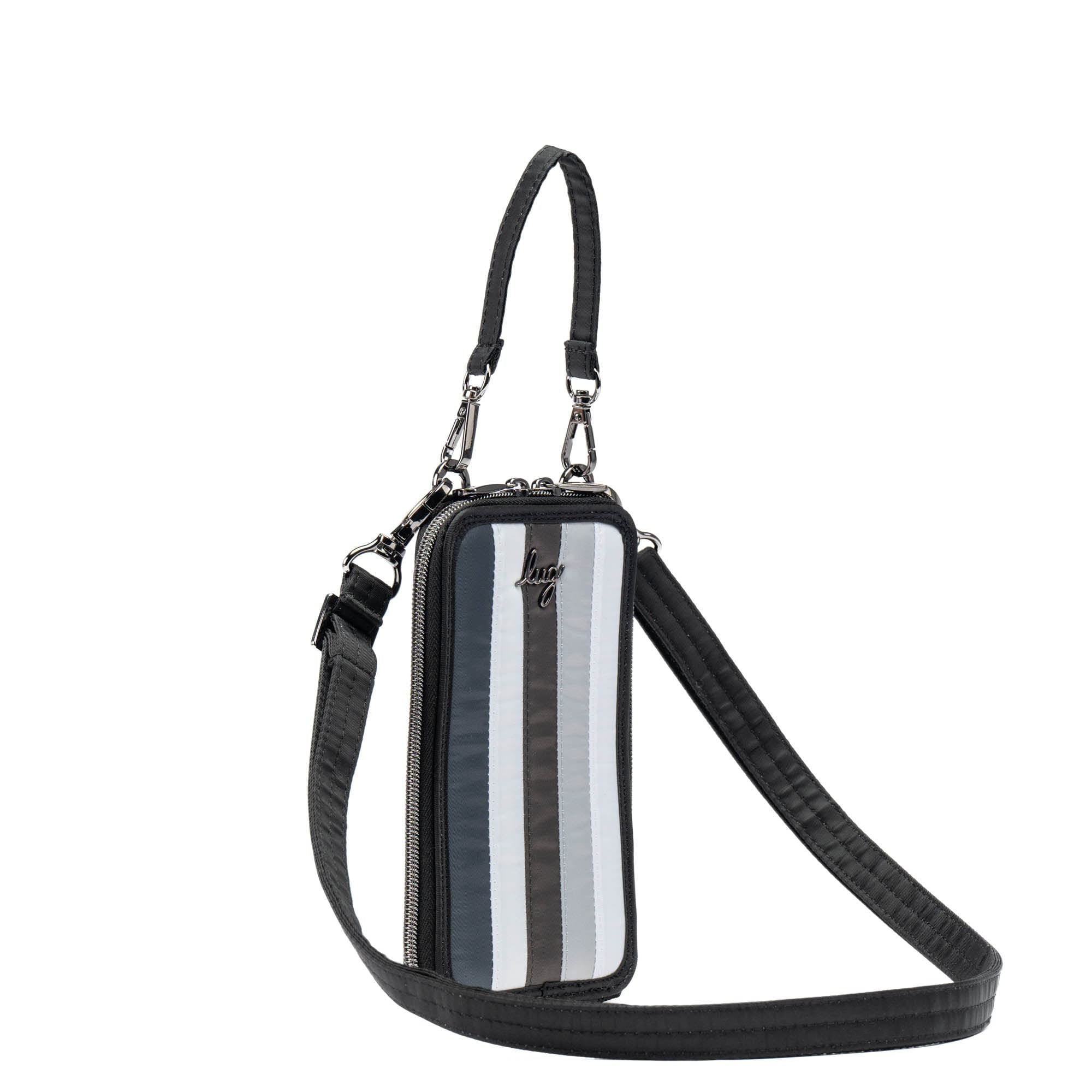 Pike RFID Crossbody Bag - BLACK GREY - Pike_BlackGrey_02