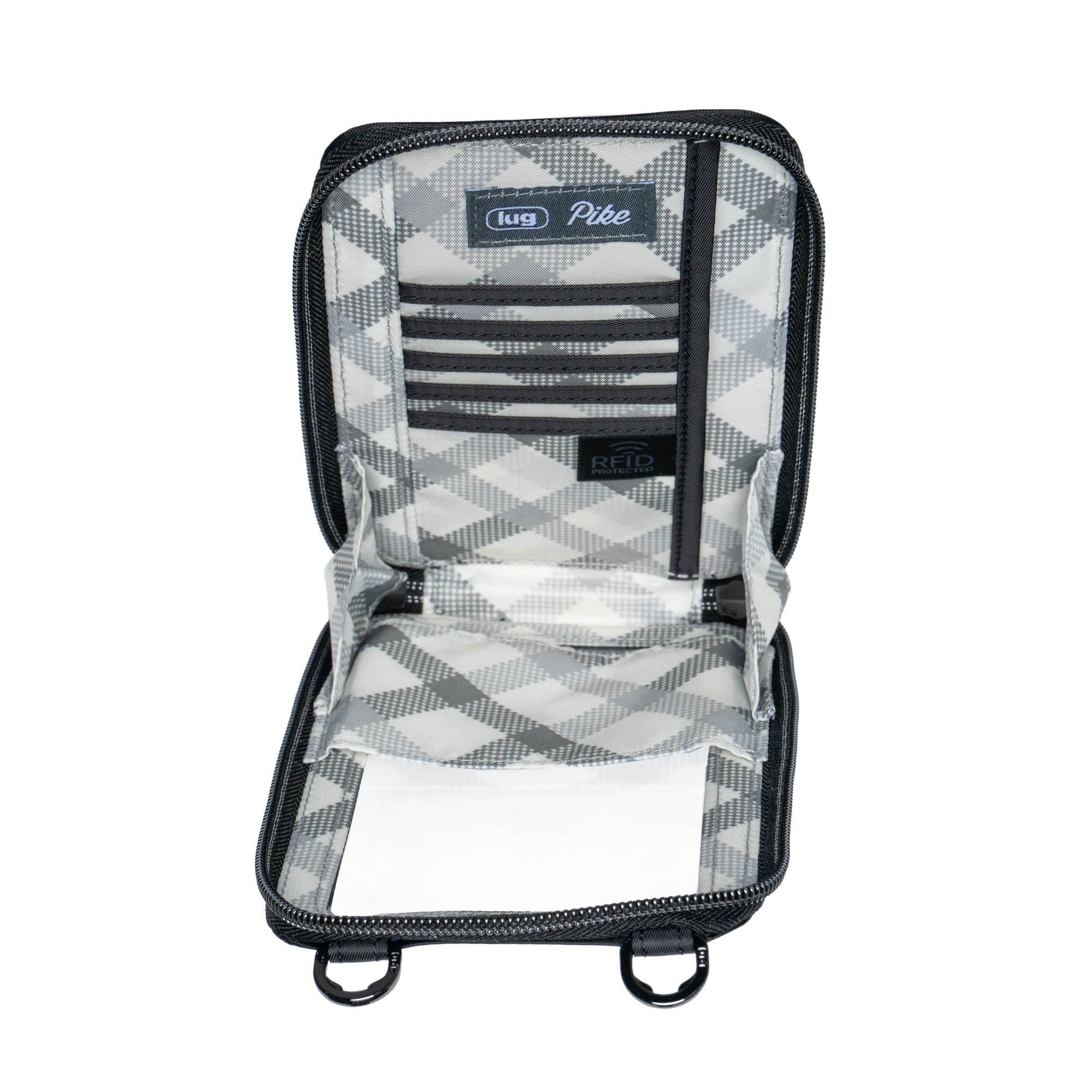 Pike RFID Crossbody Bag - BLACK GREY - Pike_BlackGrey_05