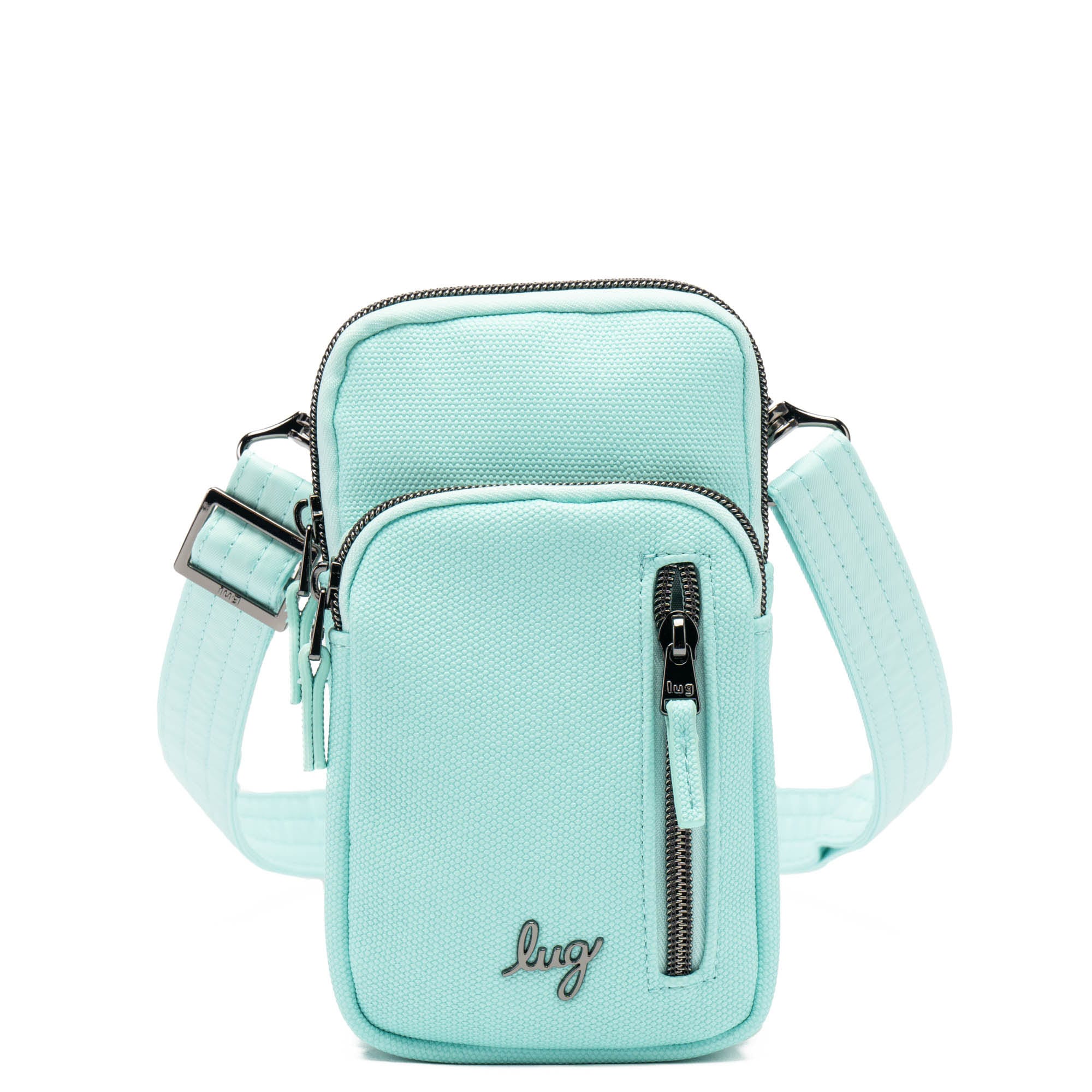 Pitter Patter Matte Luxe VL Crossbody Bag - AQUAMARINE BLUE - PitterPatter_MatteLuxe_AquamarineBlue_01
