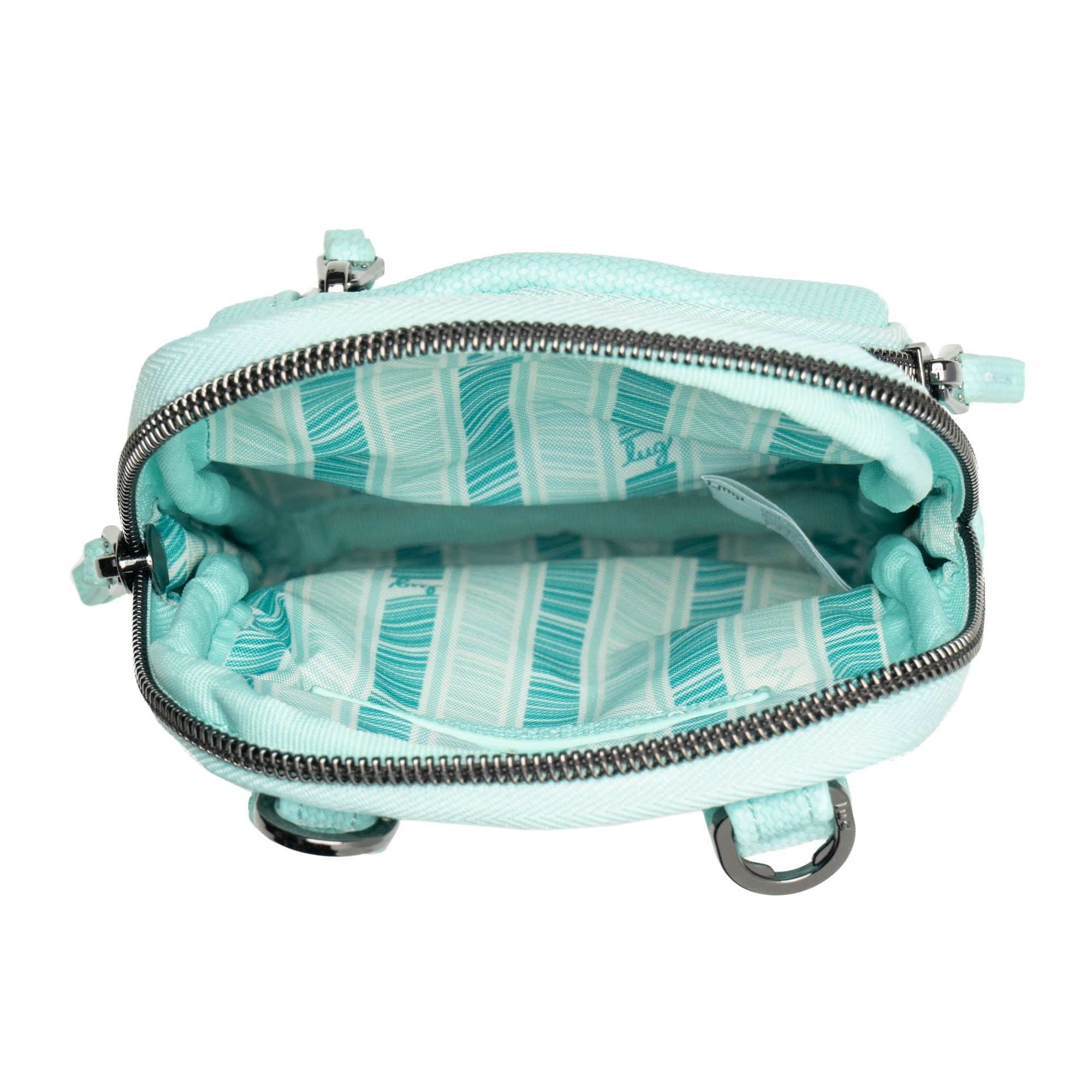 Pitter Patter Matte Luxe VL Crossbody Bag - AQUAMARINE BLUE - PitterPatter_MatteLuxe_AquamarineBlue_05