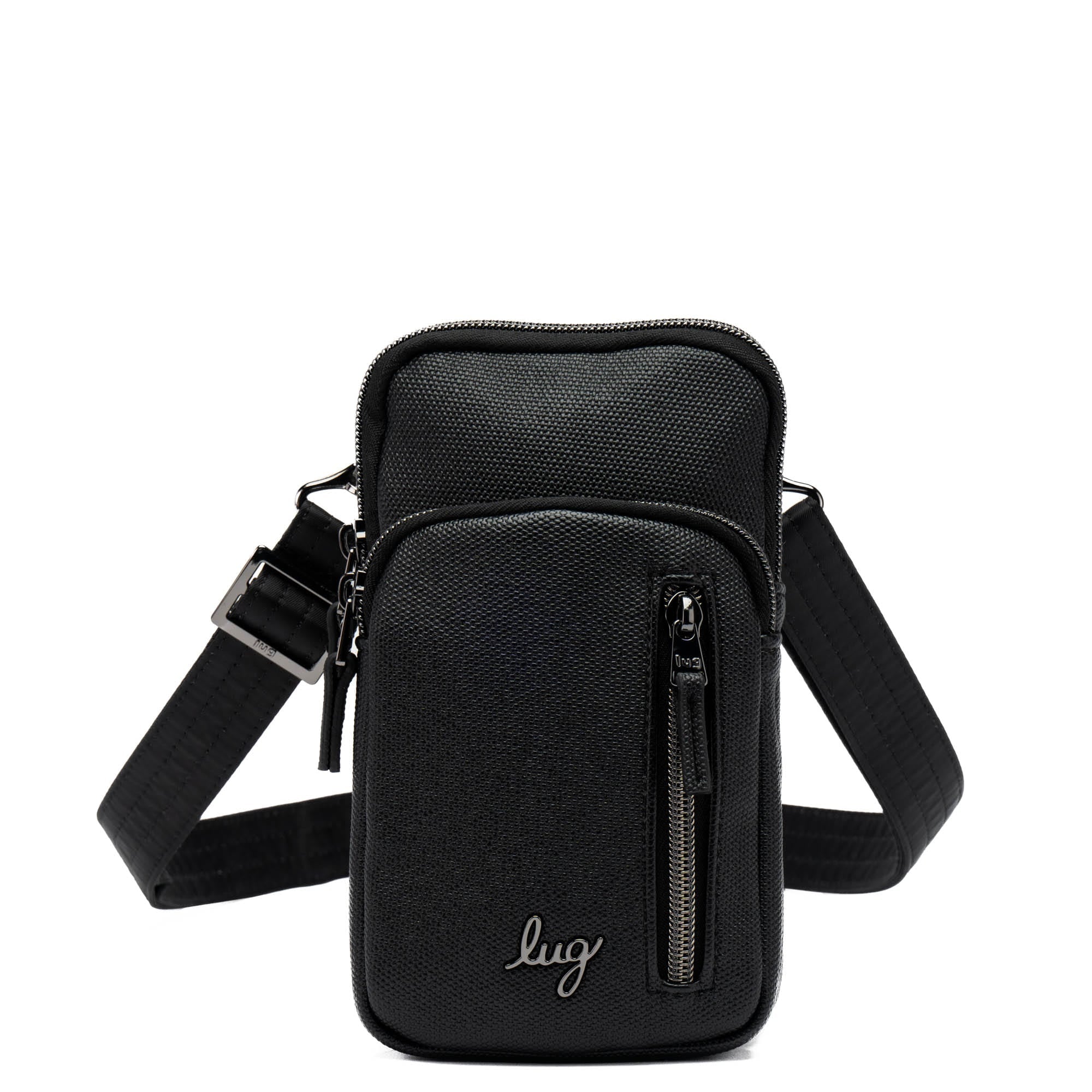 Pitter Patter Matte Luxe VL Crossbody Bag - BLACK ONYX - PitterPatter_MatteLuxe_BlackOnyx_01