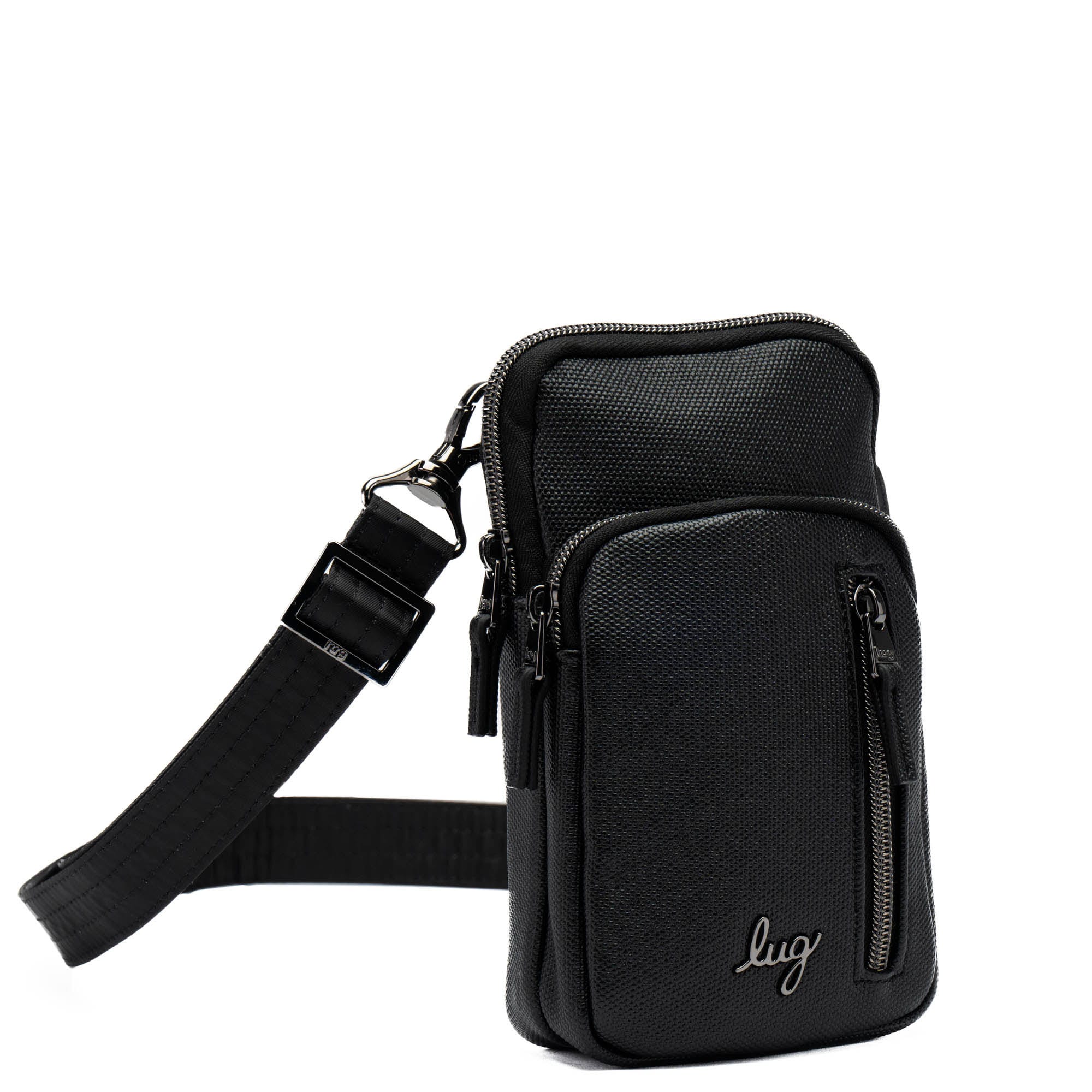 Pitter Patter Matte Luxe VL Crossbody Bag - BLACK ONYX - PitterPatter_MatteLuxe_BlackOnyx_02