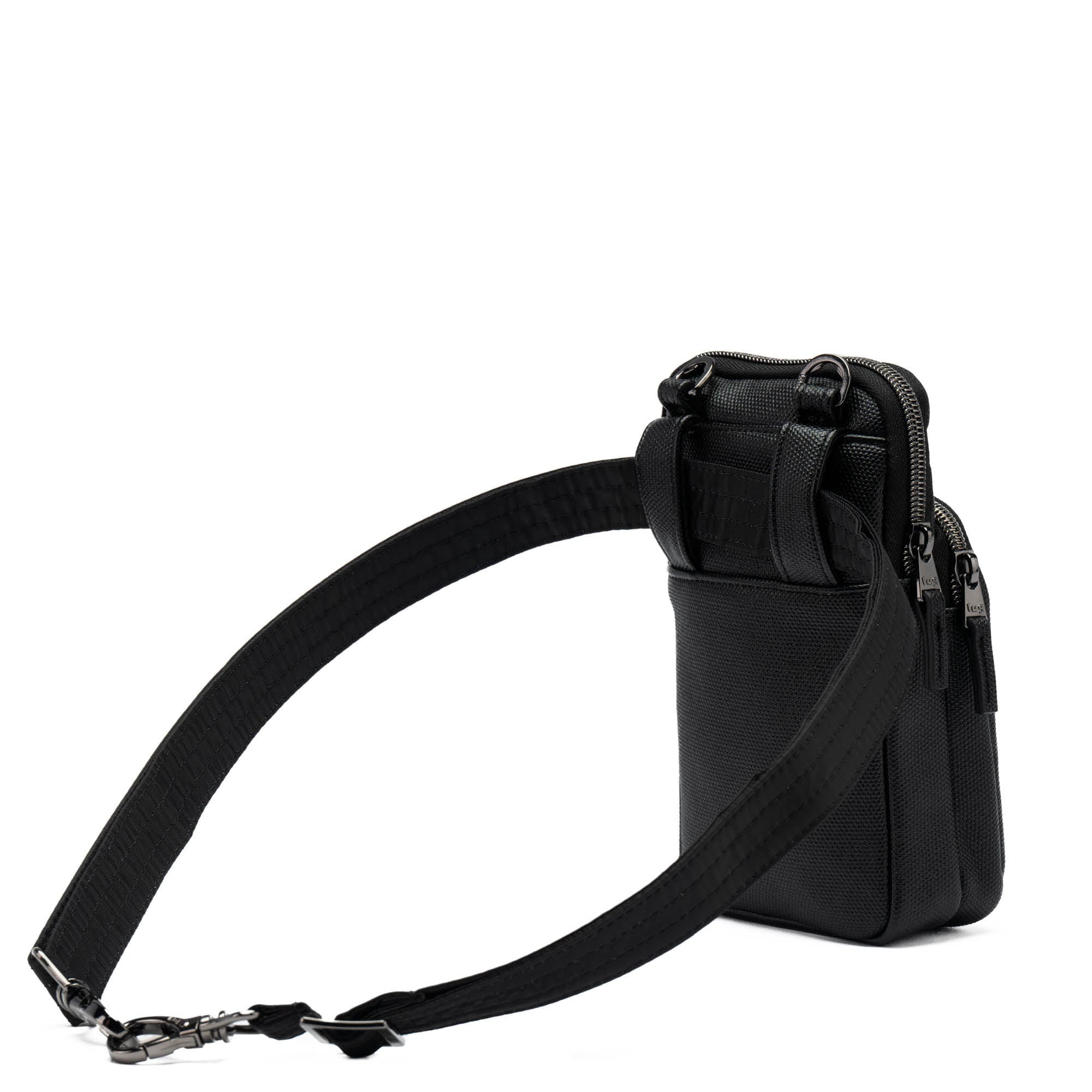 Pitter Patter Matte Luxe VL Crossbody Bag - BLACK ONYX - PitterPatter_MatteLuxe_BlackOnyx_04