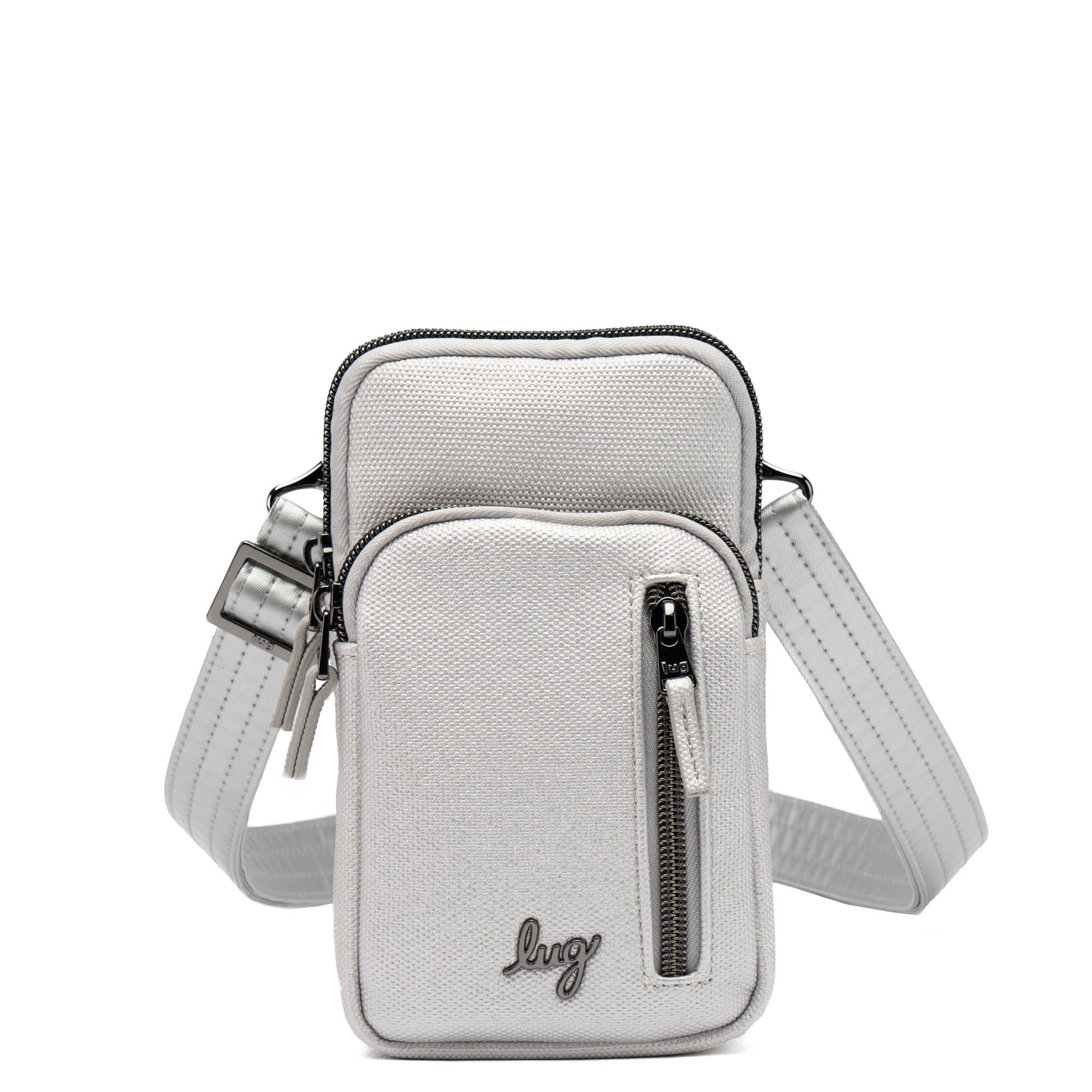 Pitter Patter Matte Luxe VL Crossbody Bag - DIAMOND SILVER - PitterPatter_MatteLuxe_DiamondSilver_01