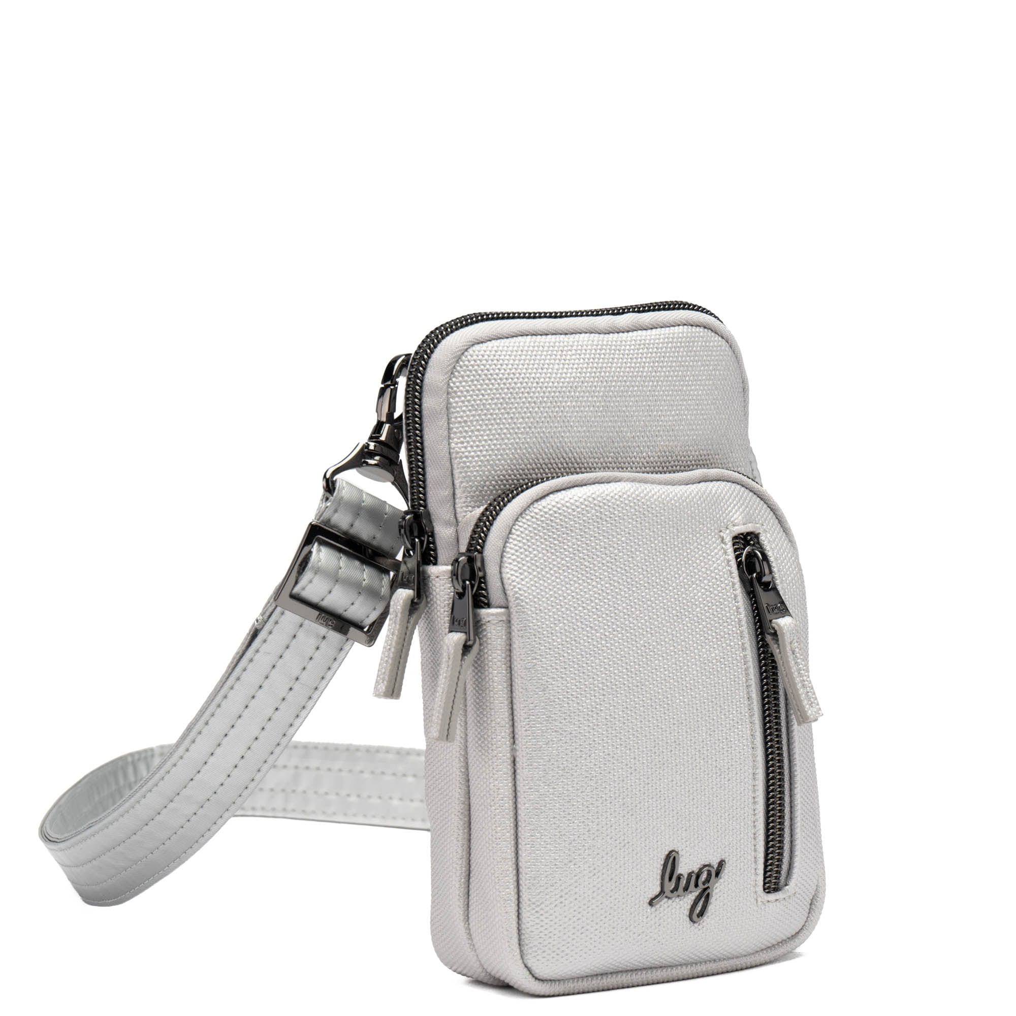 Pitter Patter Matte Luxe VL Crossbody Bag - DIAMOND SILVER - PitterPatter_MatteLuxe_DiamondSilver_02