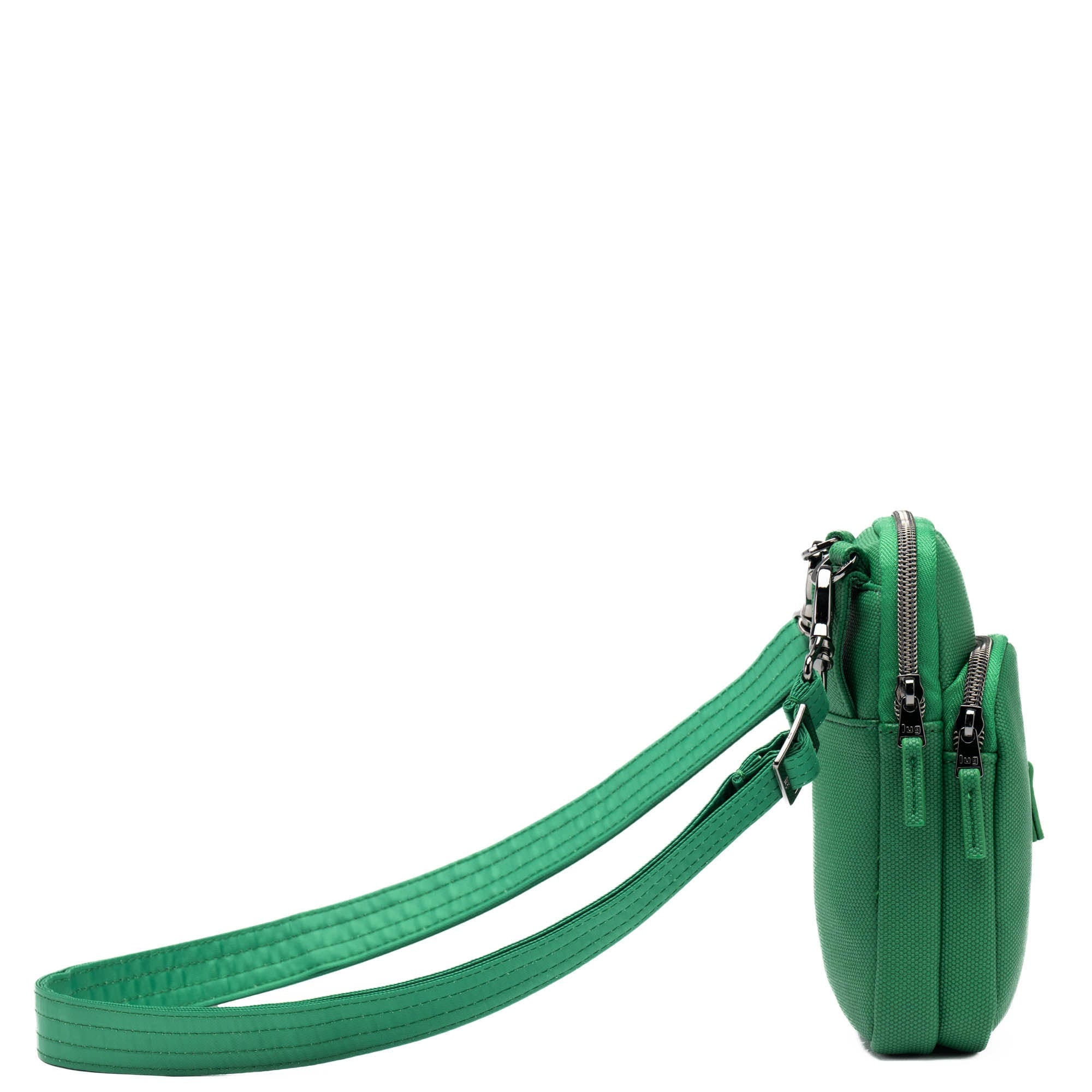 Pitter Patter Matte Luxe VL Crossbody Bag - EMERALD GREEN - PitterPatter_MatteLuxe_EmeraldGreen_03
