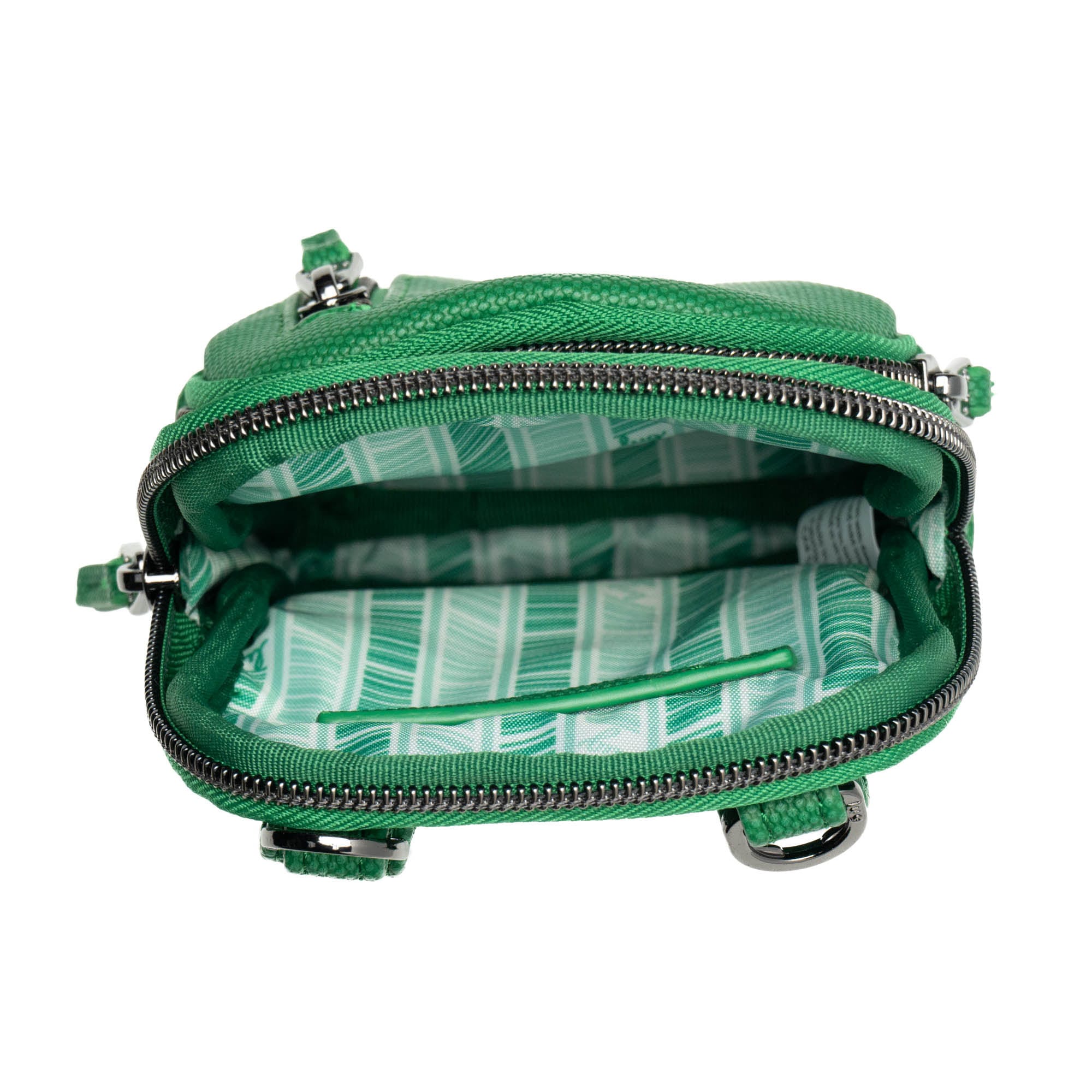 Pitter Patter Matte Luxe VL Crossbody Bag - EMERALD GREEN - PitterPatter_MatteLuxe_EmeraldGreen_05