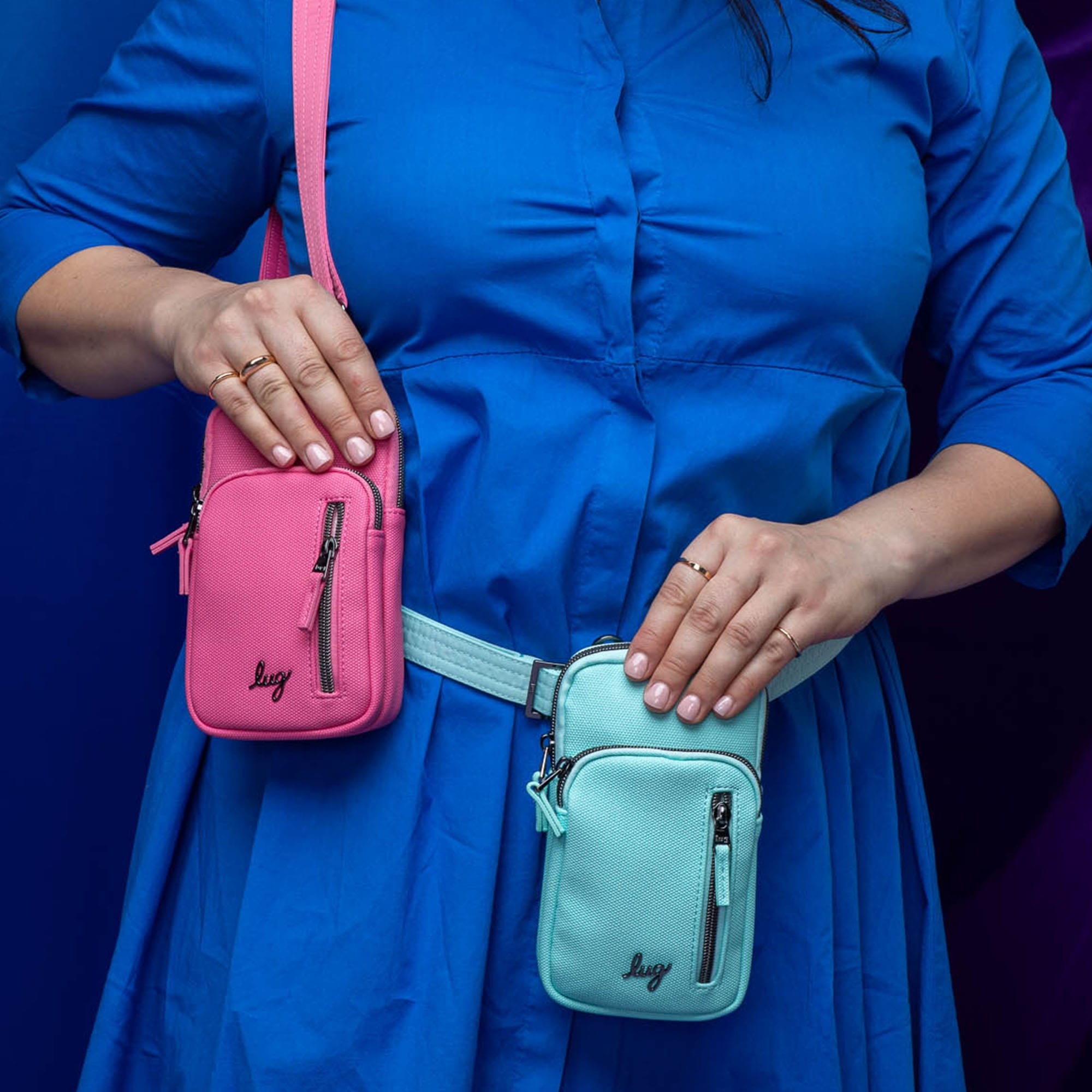 Pitter Patter Matte Luxe VL Crossbody Bag - - PitterPatter_MatteLuxe_Lifestyle_04