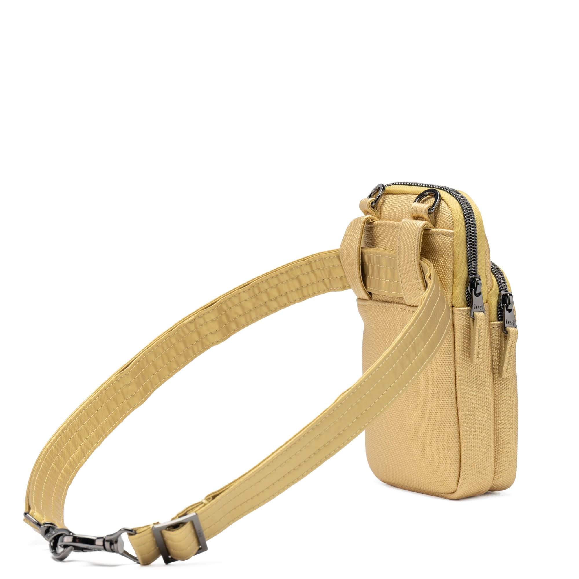 Pitter Patter Matte Luxe VL Crossbody Bag - METALLIC GOLD - PitterPatter_MatteLuxe_MetallicGold_04